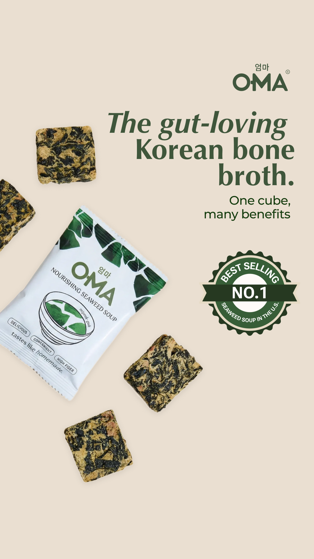 OMA Natural Food Facebook ad