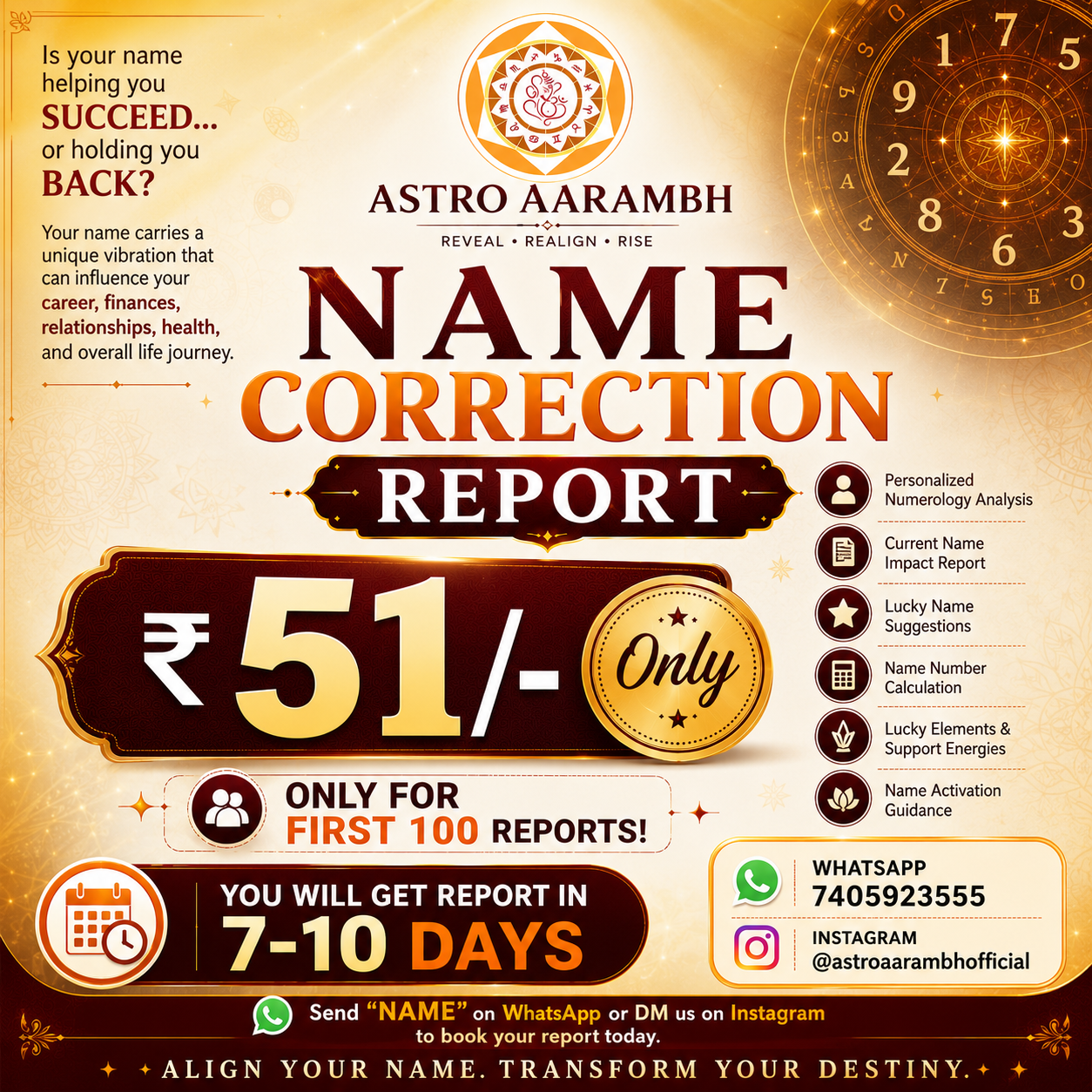 Astro Aarambh Facebook ad: Chat in Messenger