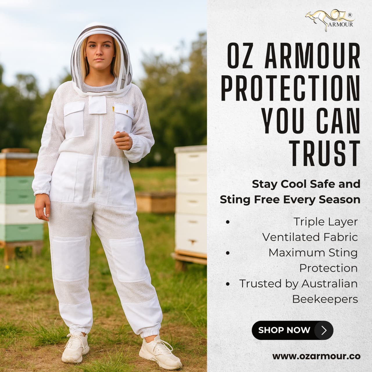Beekeeping Gear Facebook ad