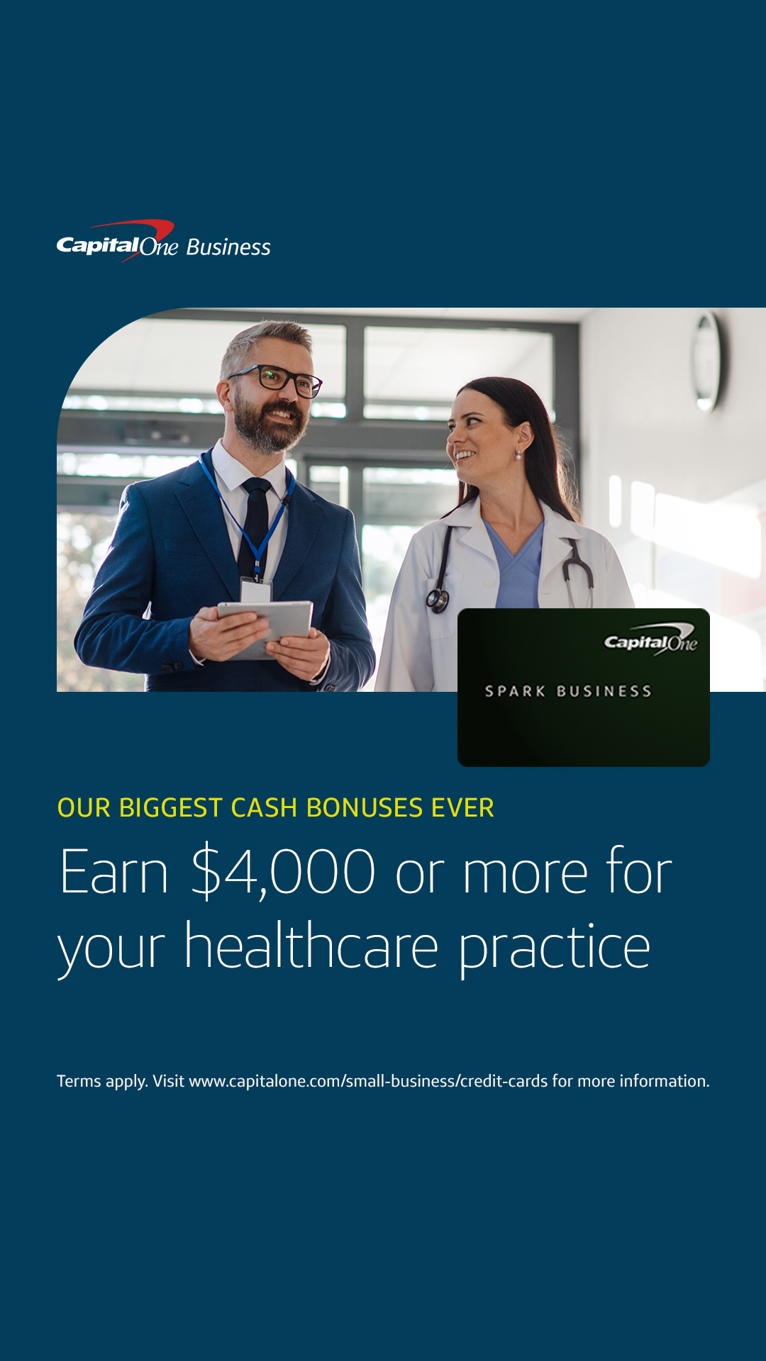 Capital One Business Facebook ad
