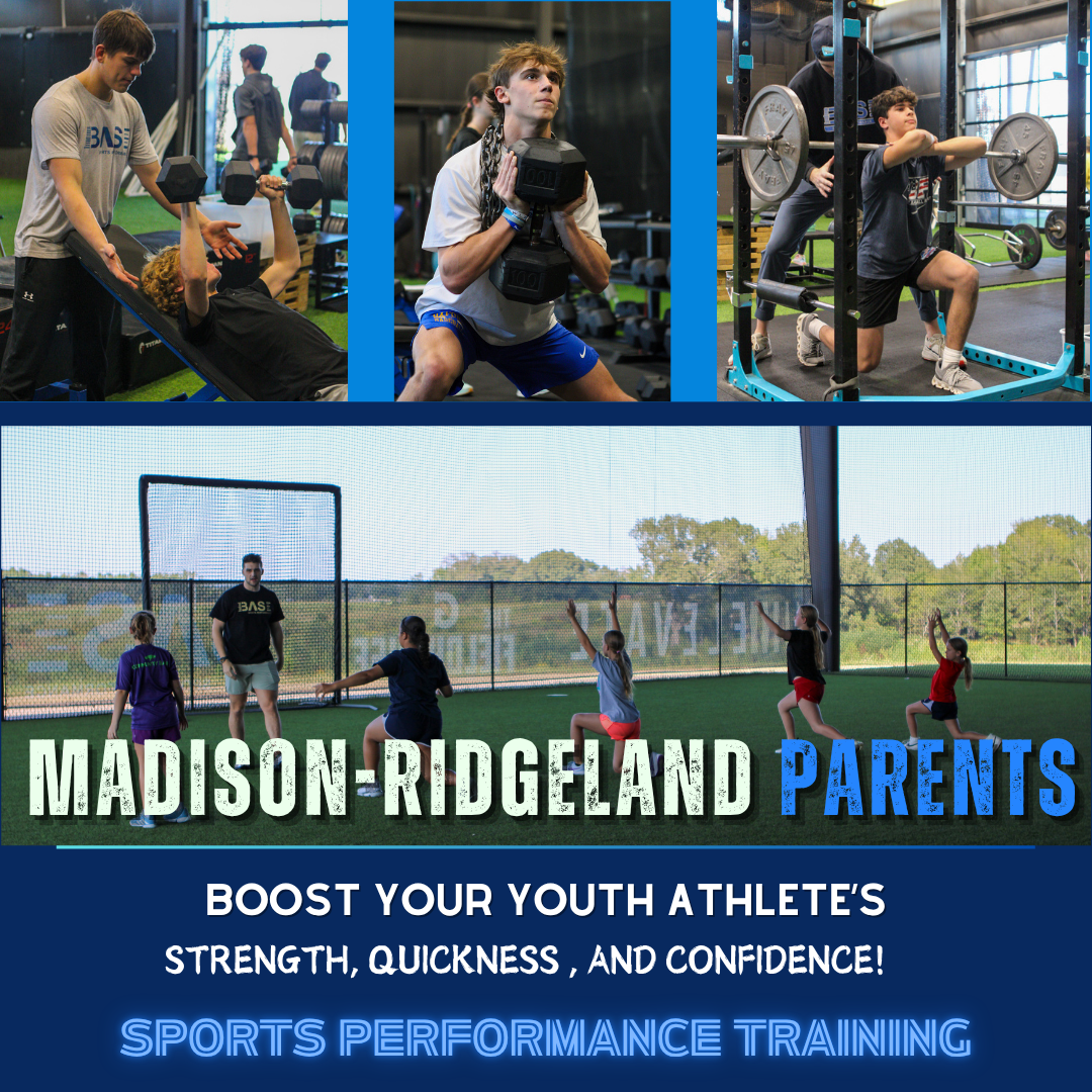 BASE Sports Performance Facebook ad: Sports Performance Training (Ages 12-18)!