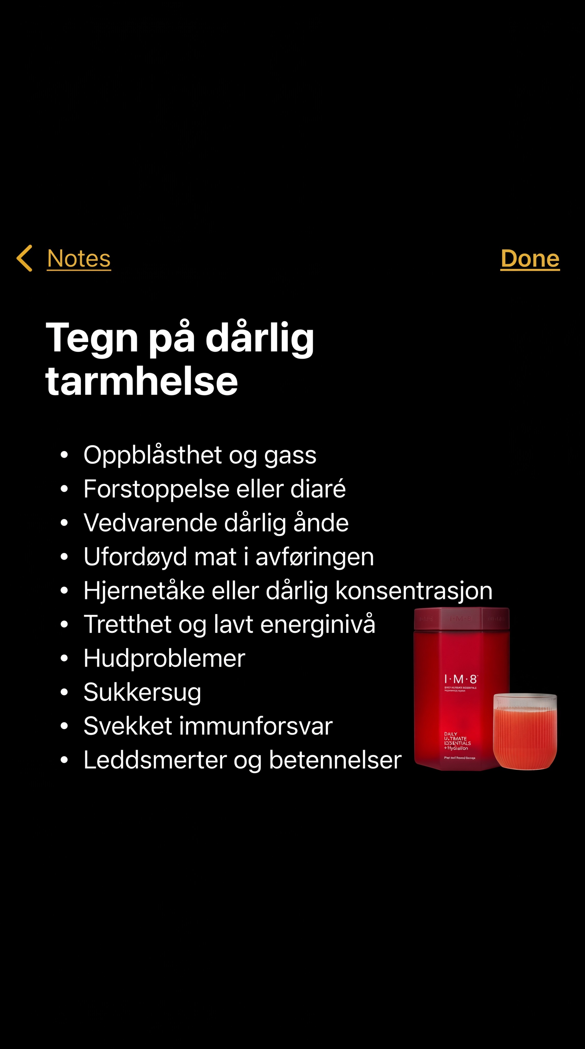 IM8 Health Global Facebook ad
