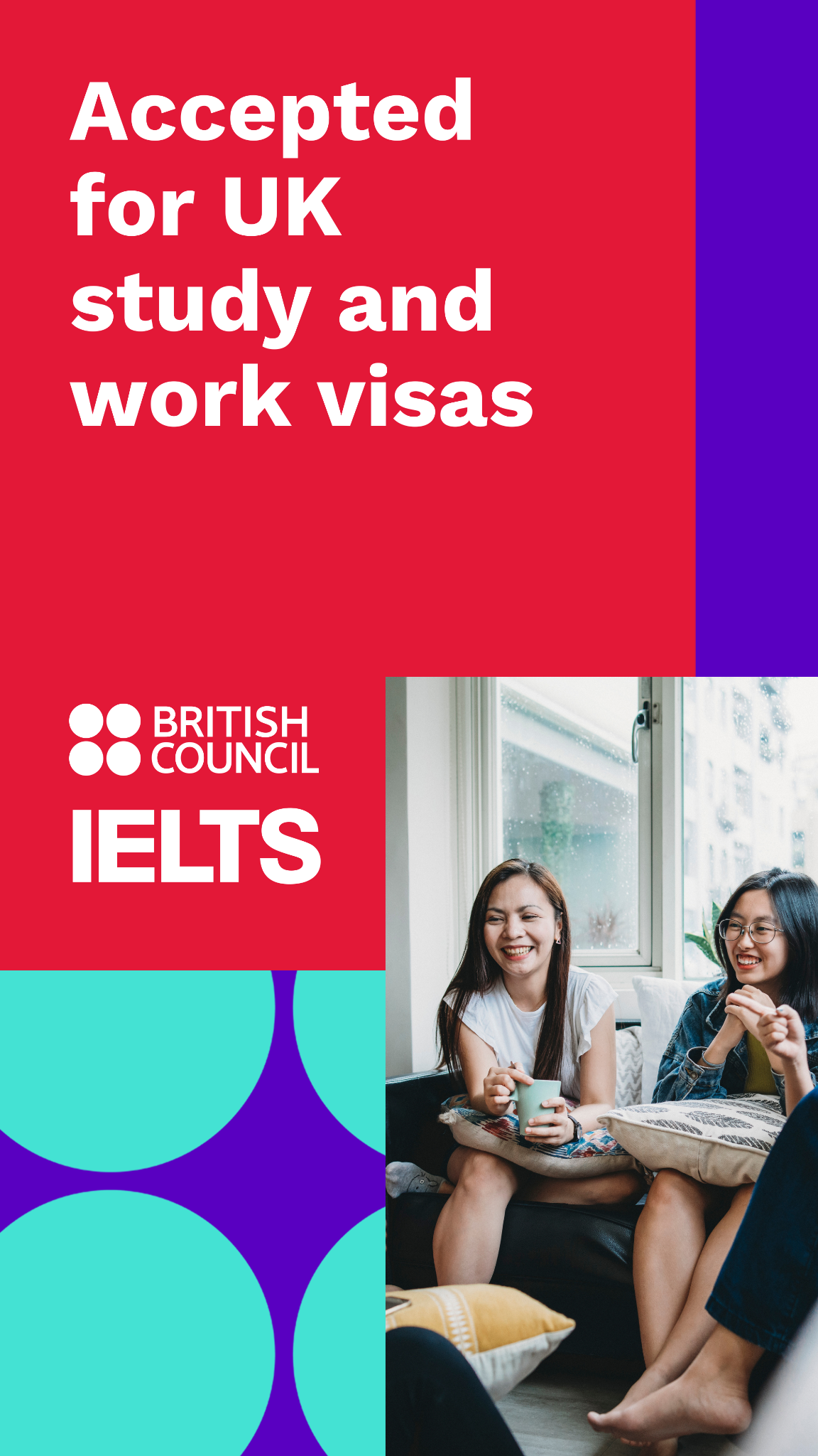 Take IELTS Official Facebook ad