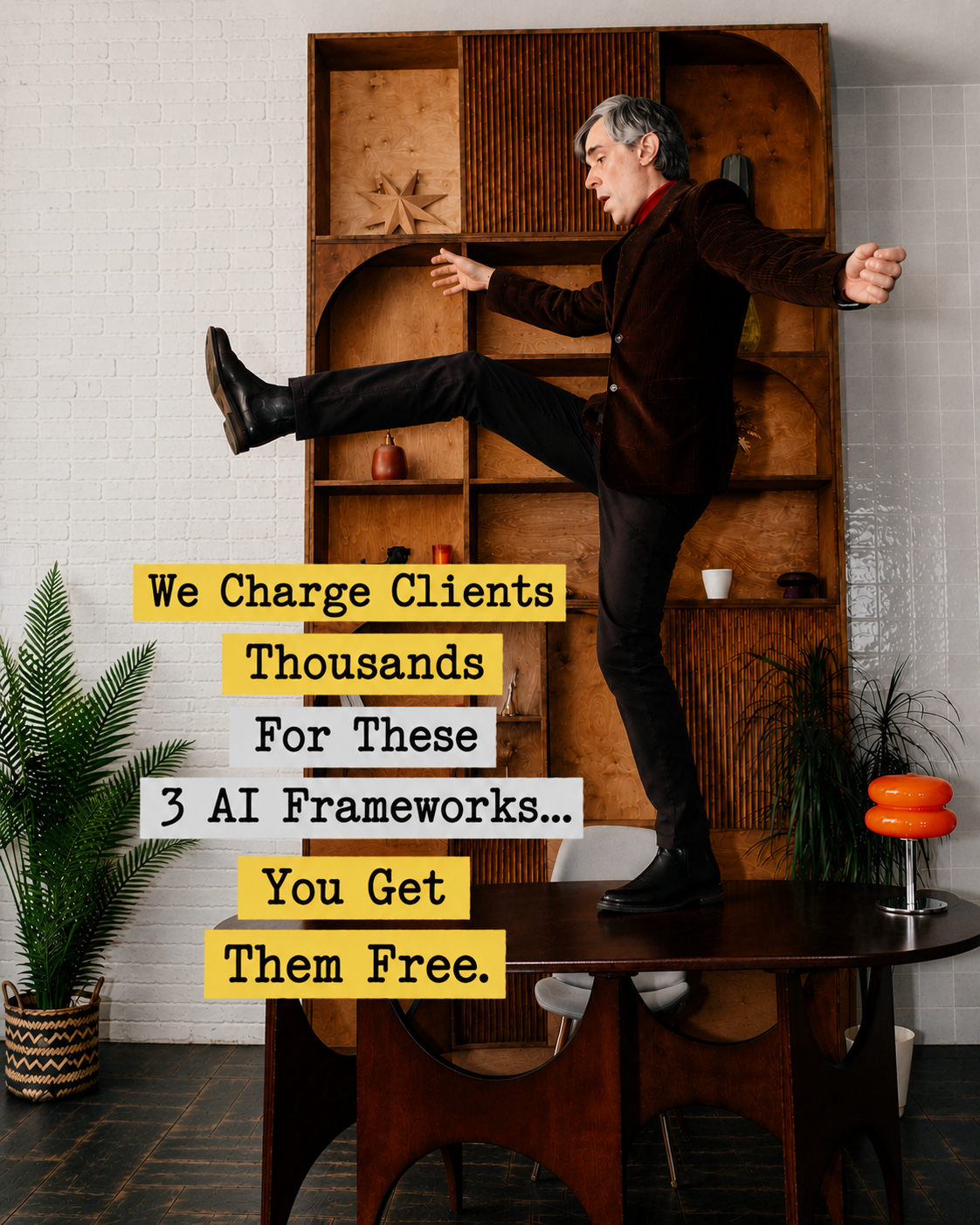 Fingerprint Marketing Facebook ad: We Charge Clients Thousands For These 3 AI Frameworks……