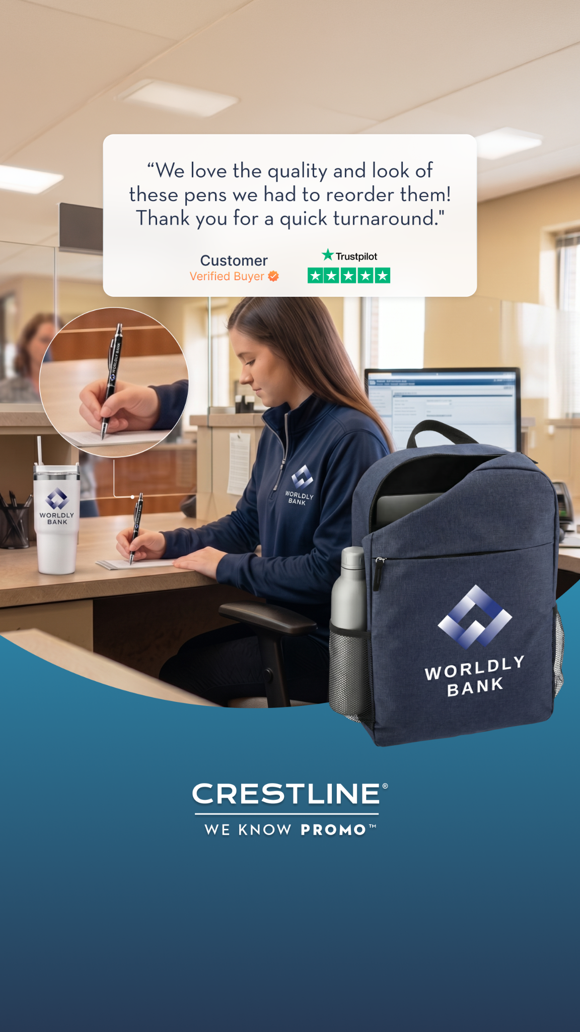 Crestline Custom Promotional Products Facebook ad