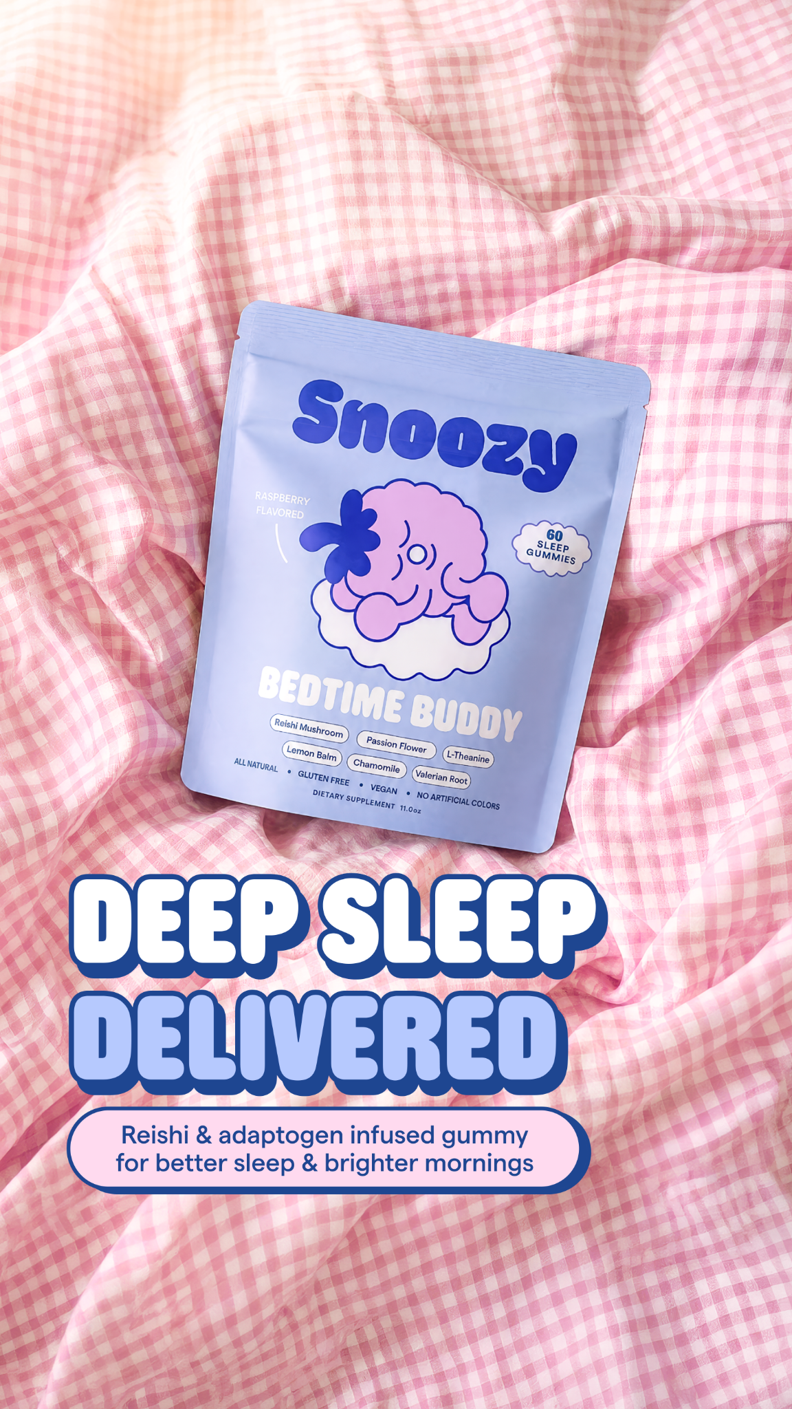 Snoozy Wellness Facebook ad from Jul 13, 2026