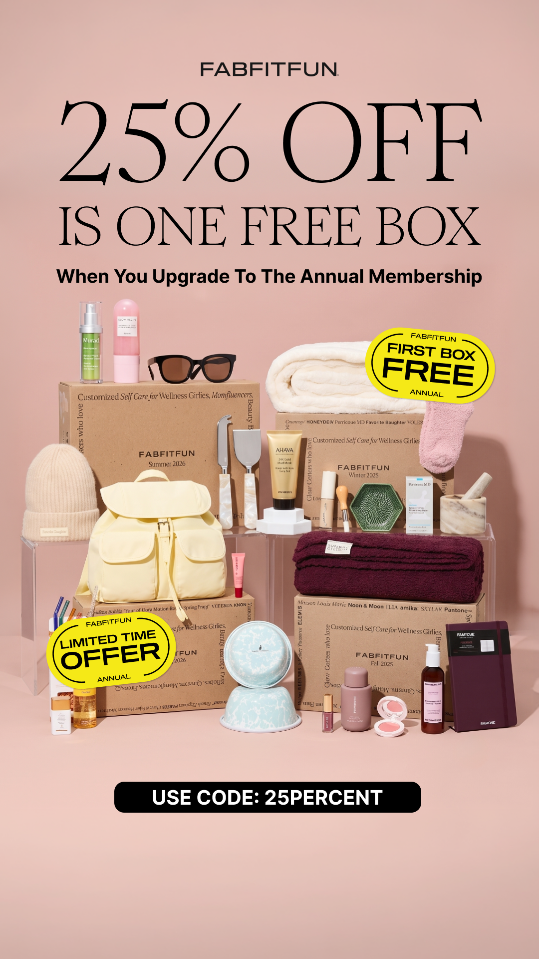 FabFitFun Facebook ad