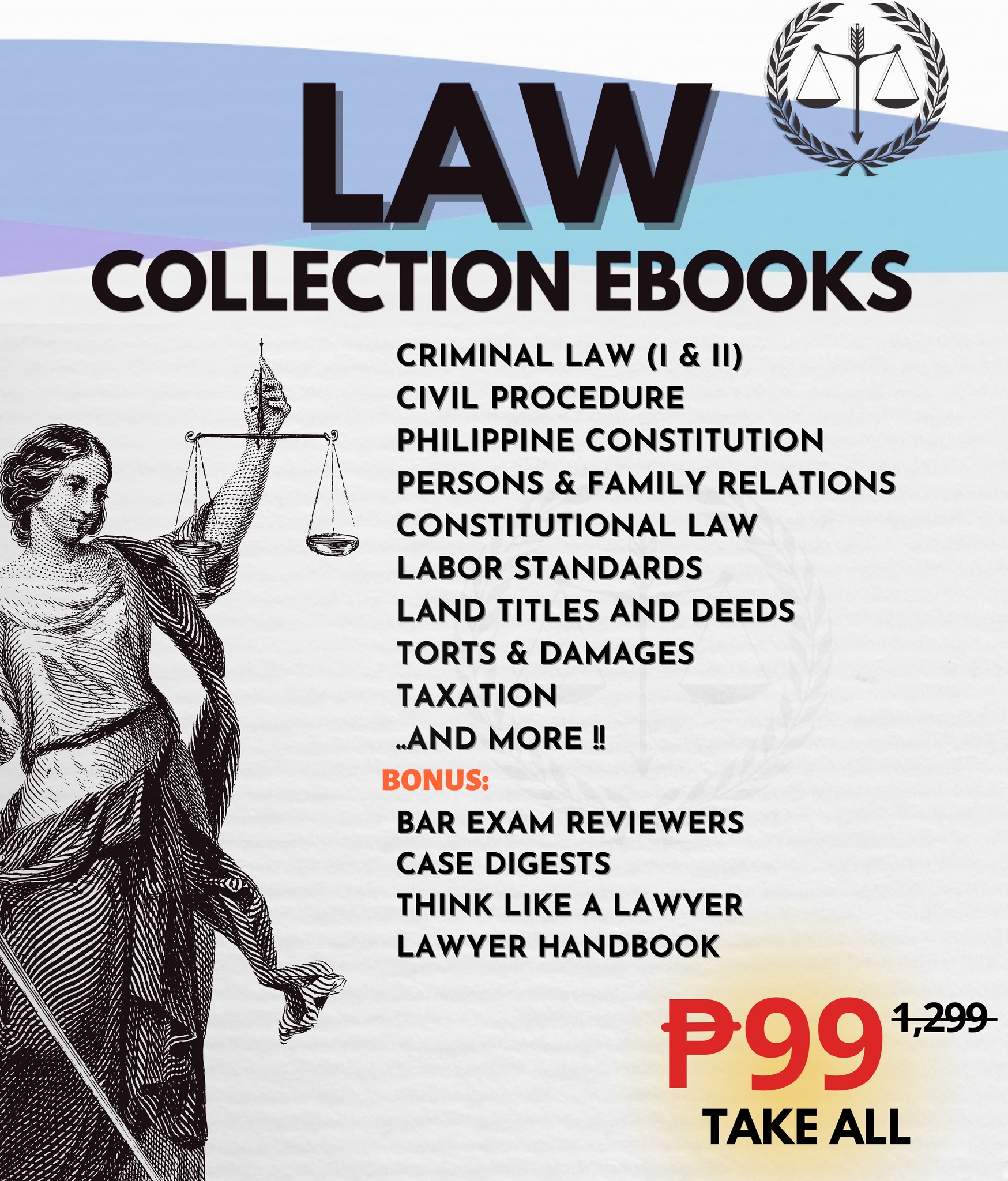 Study Notes. Facebook ad: Want to study the Philippine Law?