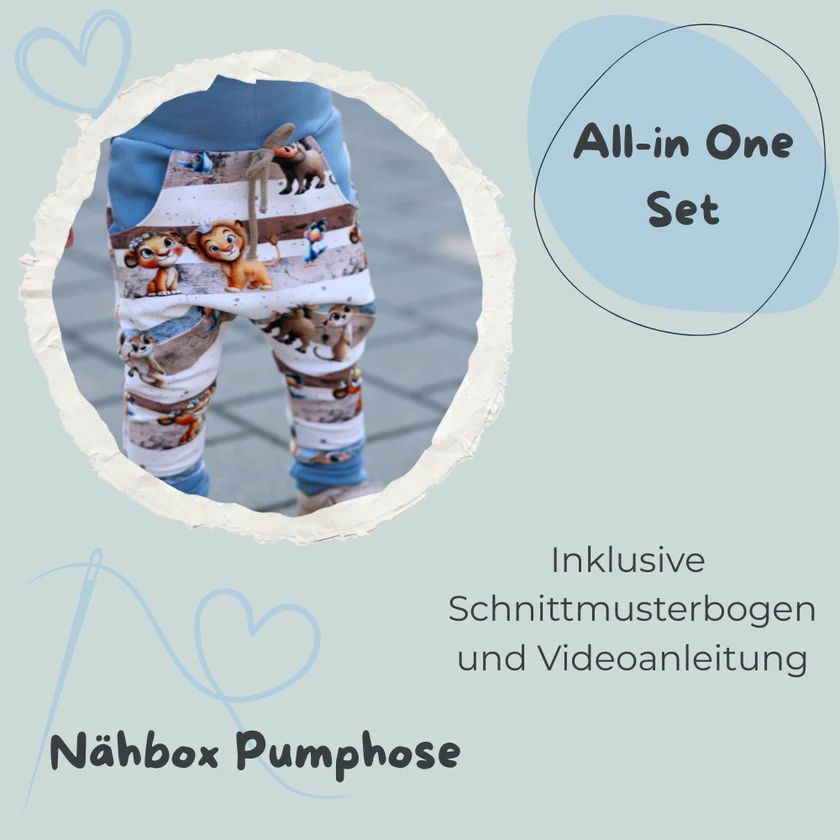 NH-Stoffe Facebook ad: Deine erste Pumphose ohne Vorkenntnisse Nähen lernen war…