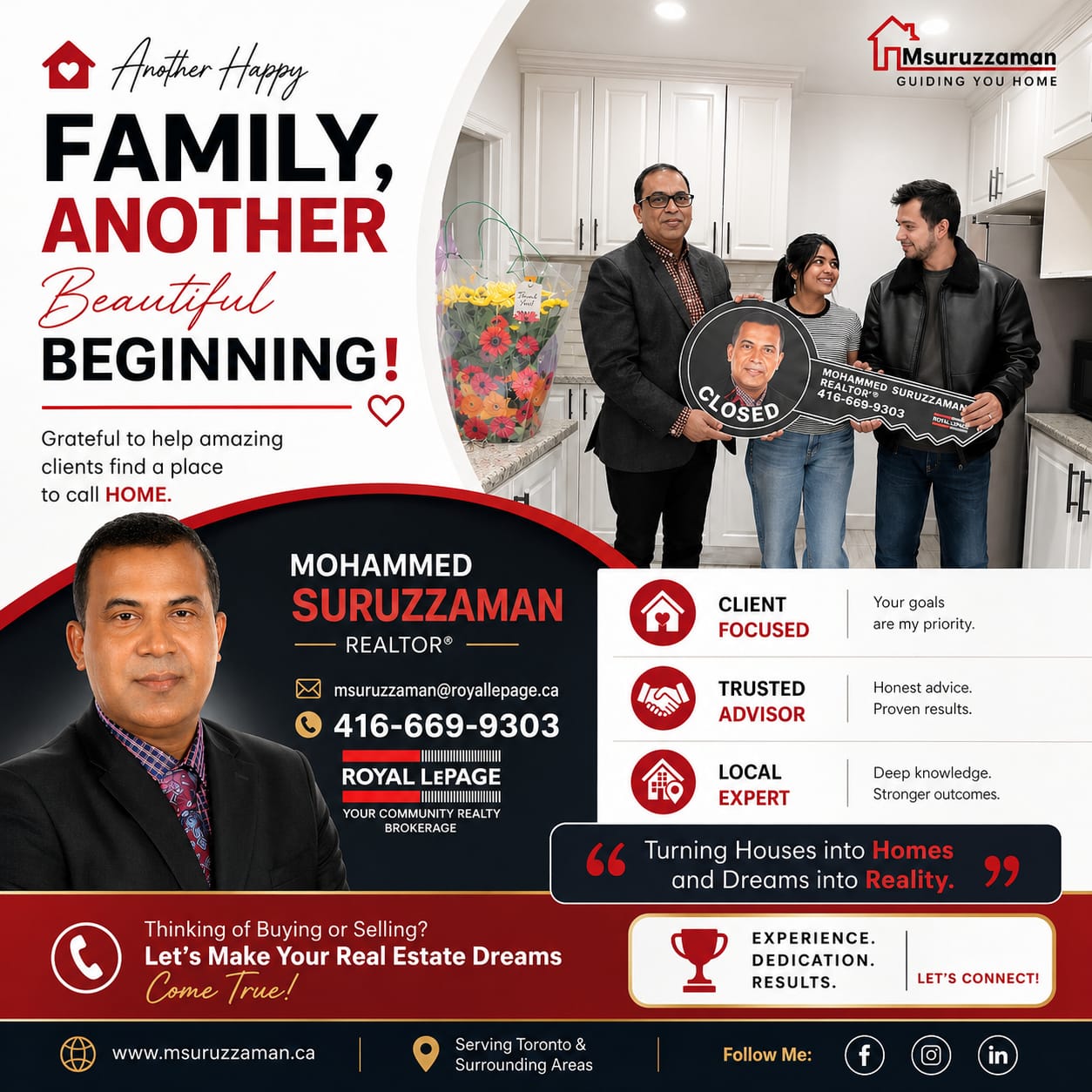 Mohammed Suruzzaman, Realtor Facebook ad