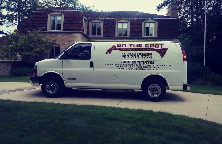 On The Spot Carpet Cleaning Facebook ad: On The Spot Carpet Cleani