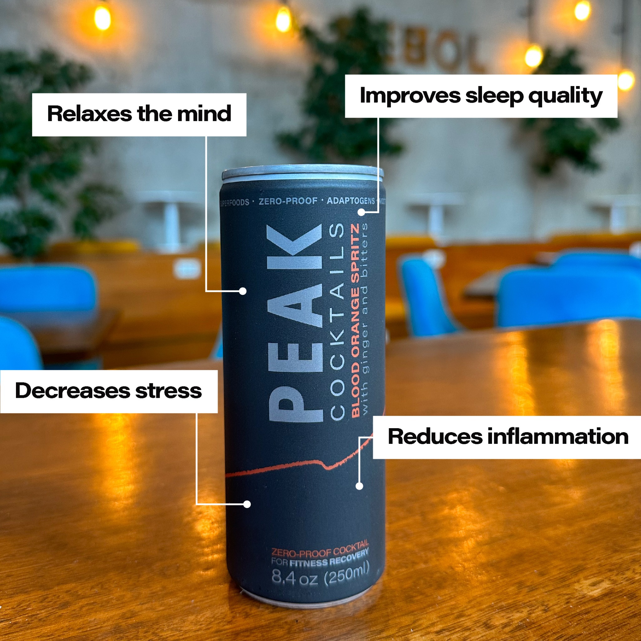 Peak Cocktails Facebook ad