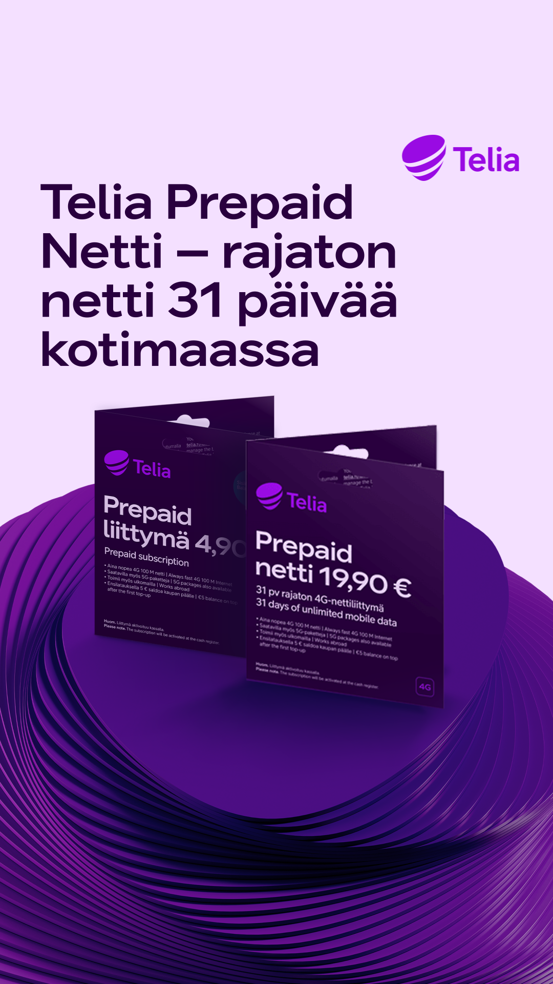 Telia Finland Facebook ad