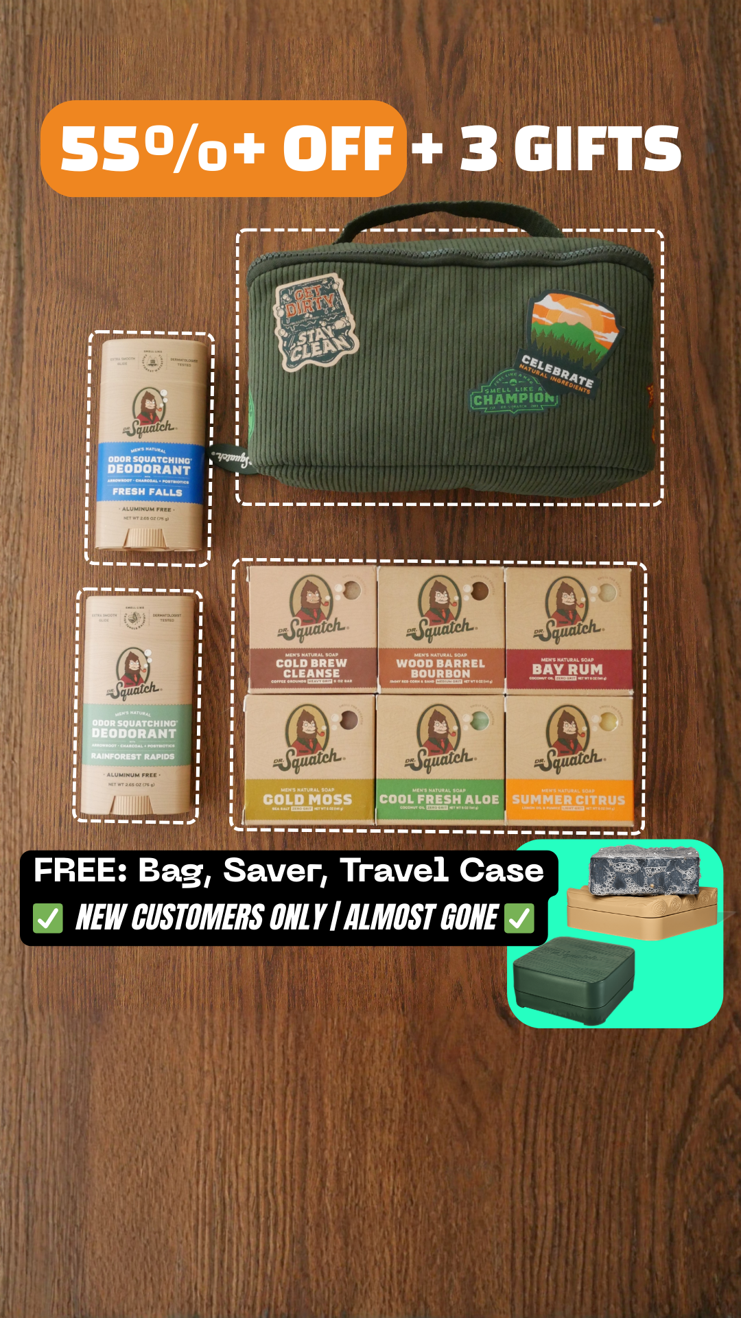 Dr. Squatch Facebook ad