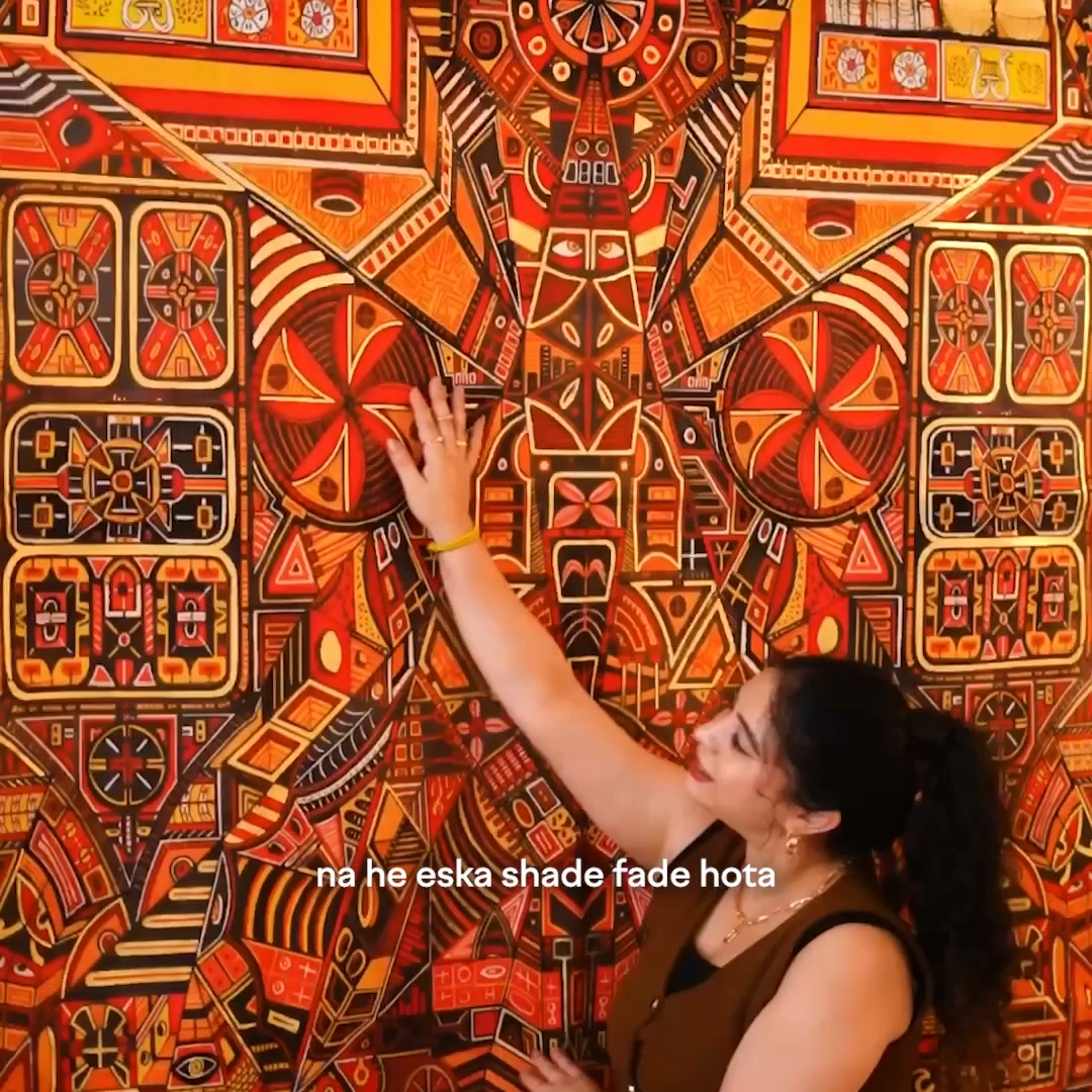 PittariSpaces Facebook ad: Flat 50% Off on Gold-Pressed Luxury Rugs