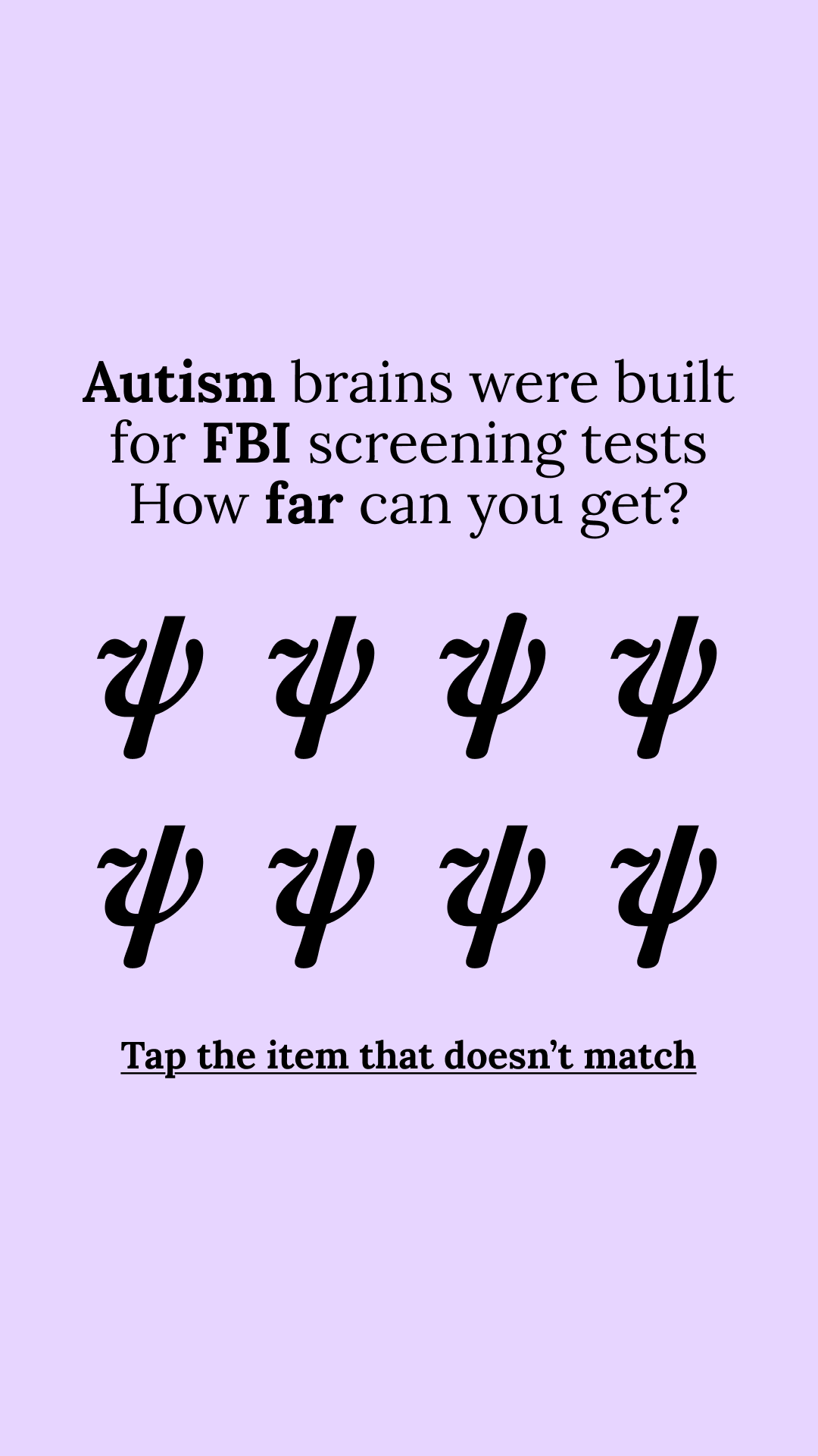 Brain Health Check Facebook ad