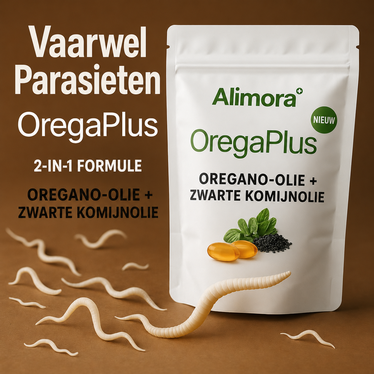 Schoonheid en Verder Facebook ad: 94% minder opgeblazen gevoel. Schone darmen in 3 dagen.