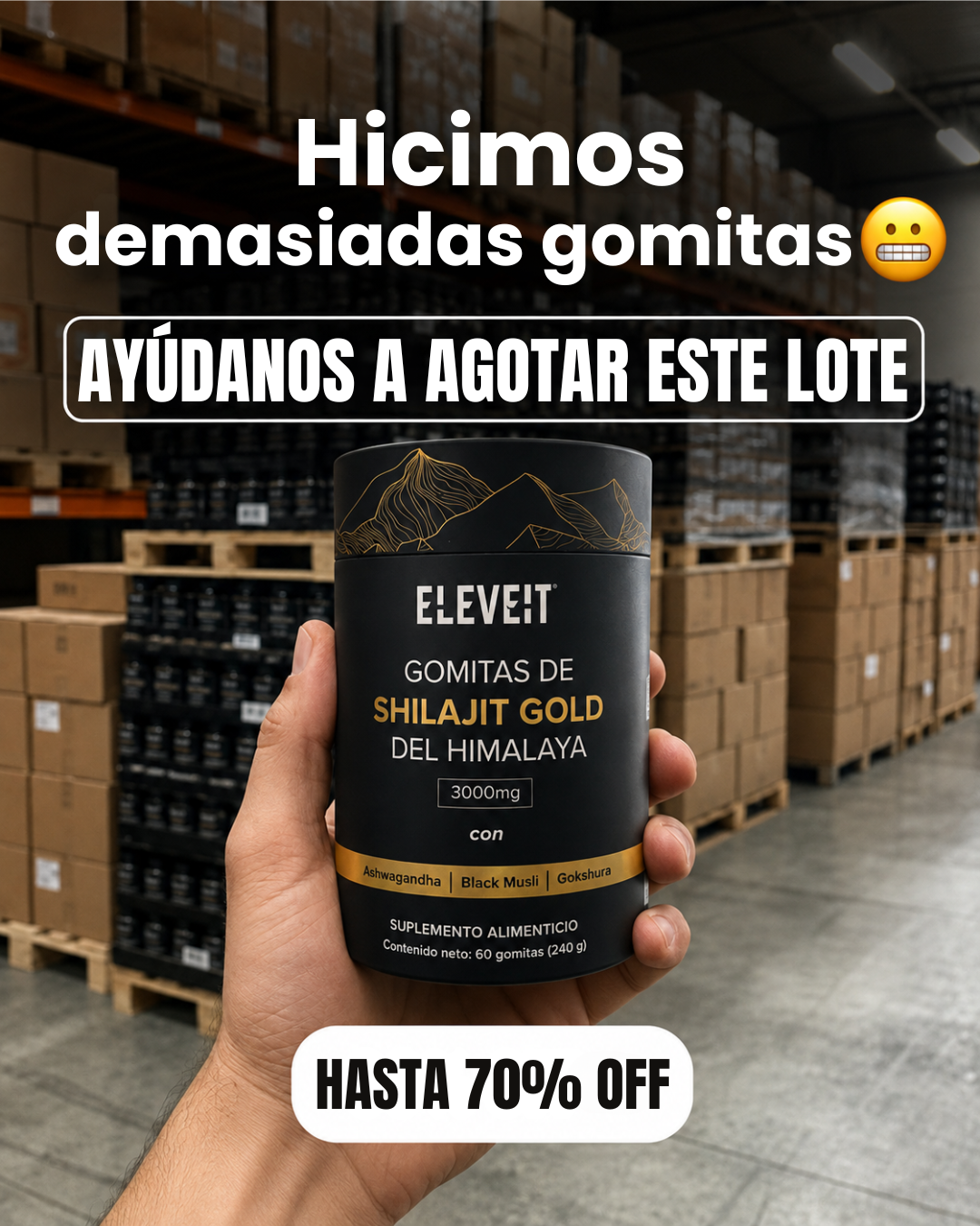 Eleveit Mex Facebook ad: 90 DÍAS GARANTÍA REEMBOLSO