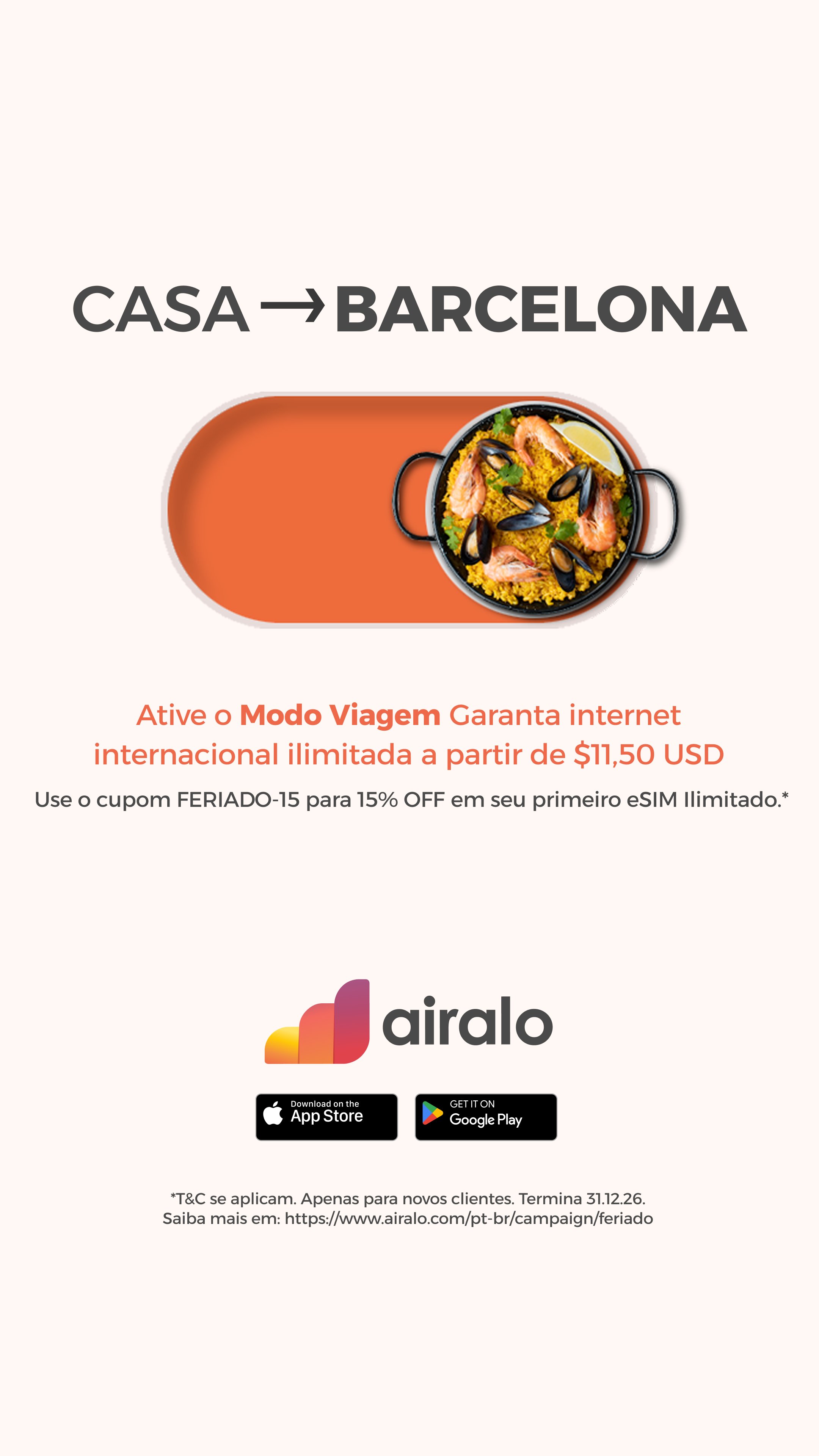 Airalo Global eSIM Store Facebook ad