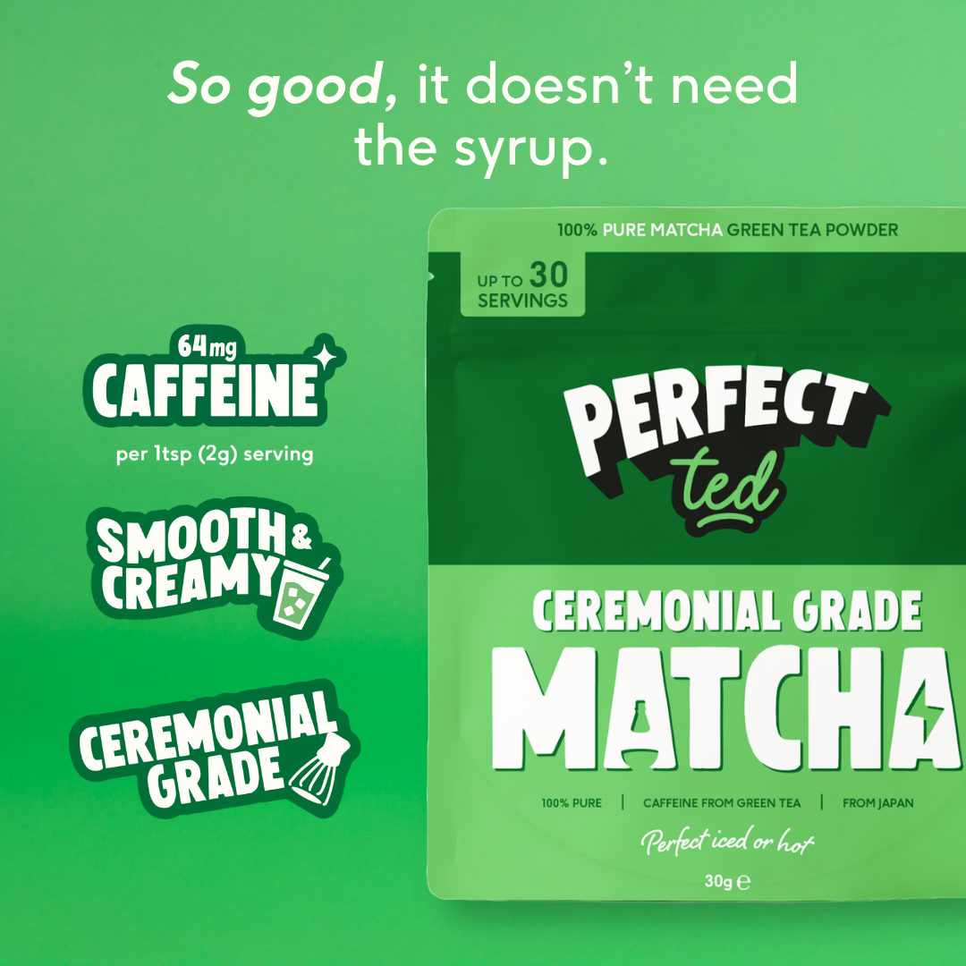 PerfectTed Facebook ad: Matcha made easy
