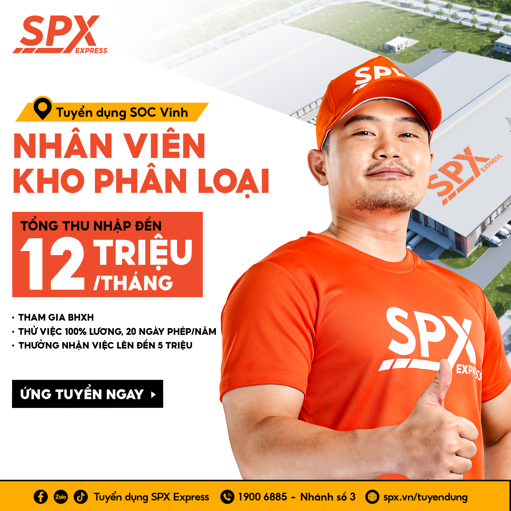 Tuyển Dụng SPX Express Facebook ad