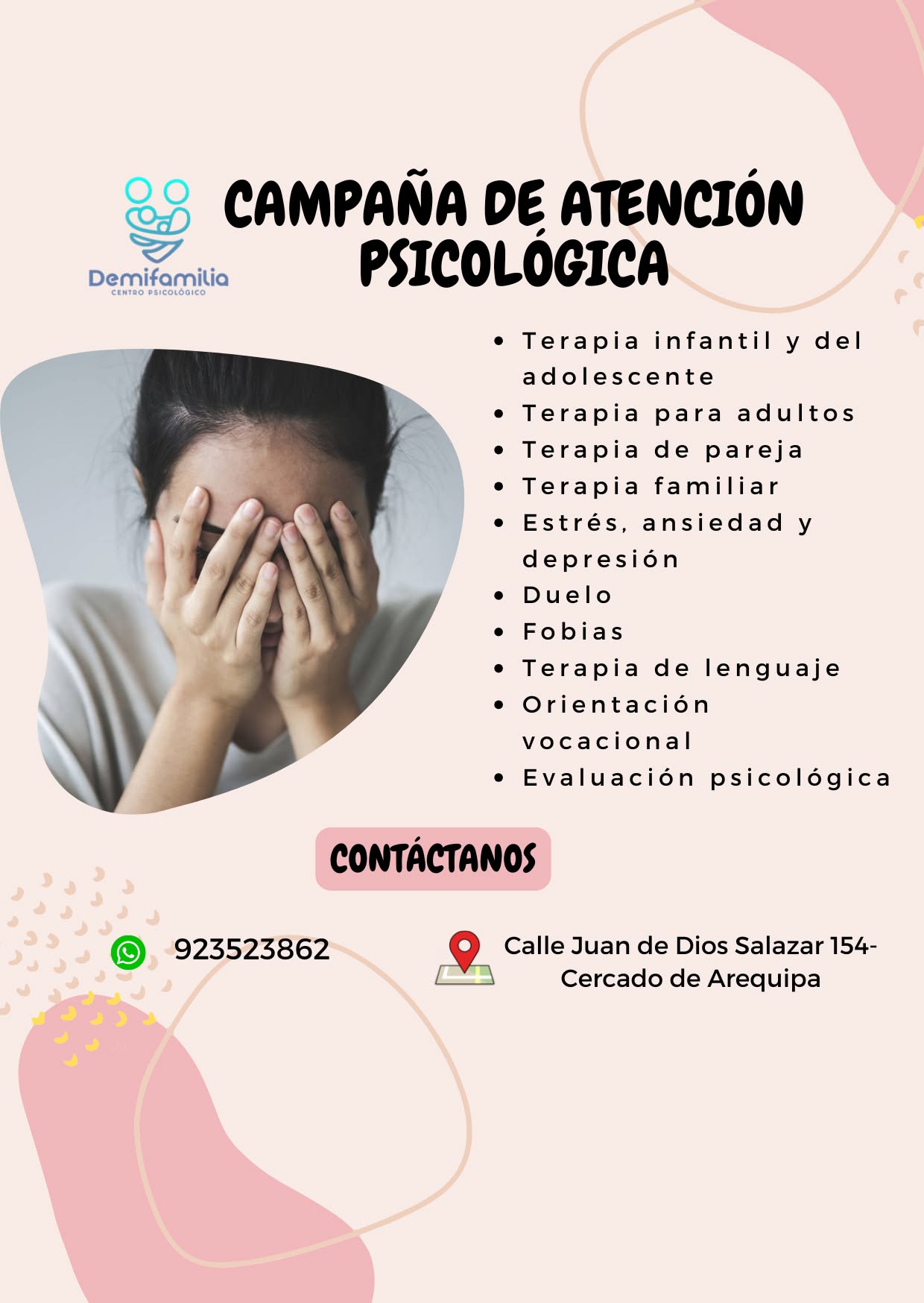 Centro Psicológico-Demifamilia Facebook ad: CAMPAÑA PSICOLÓGICA
