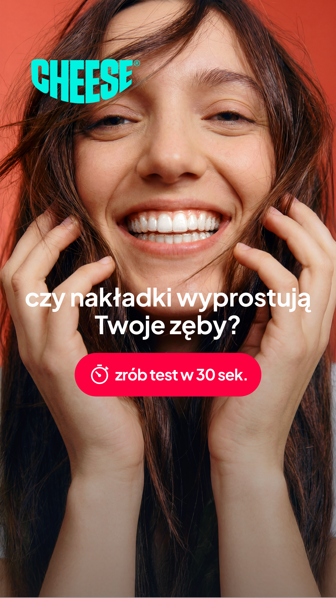 Cheese Ortodoncja Przyszłości Facebook ad