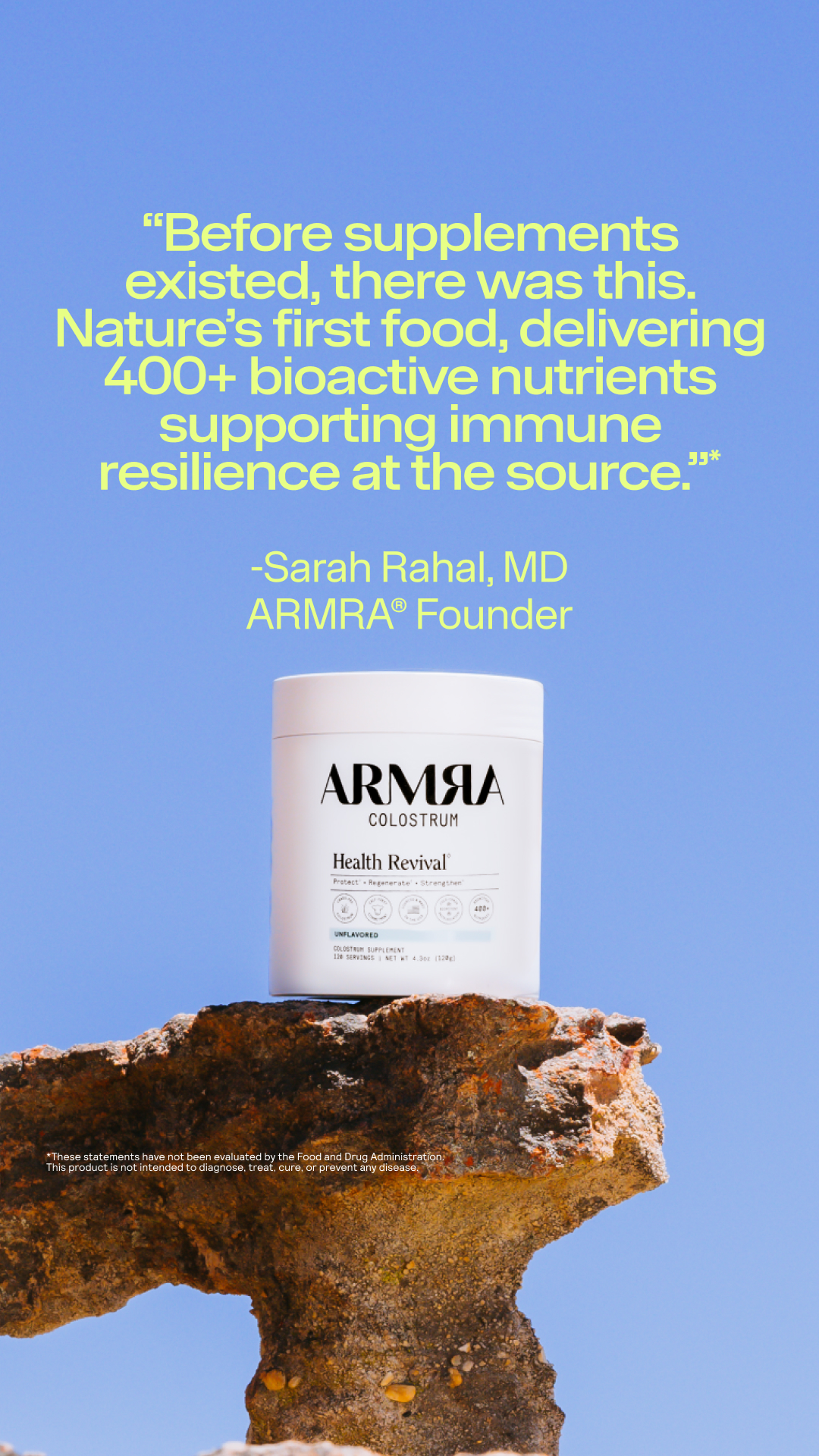 ARMRA Facebook ad