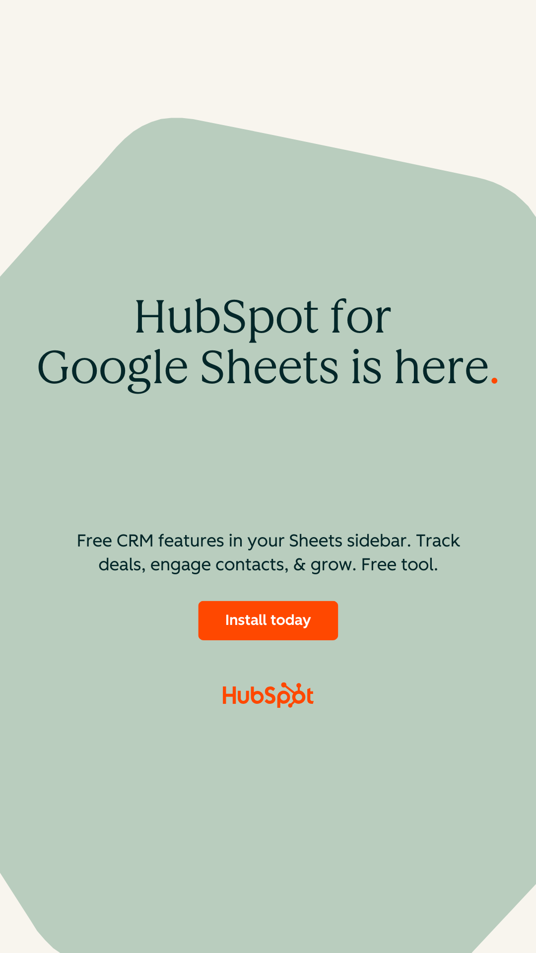 HubSpot Facebook ad