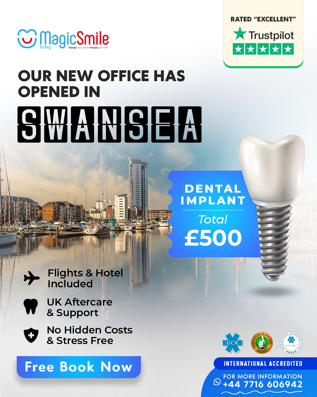 MagicSmile Turkey Facebook ad: Get a Free Quote Now
