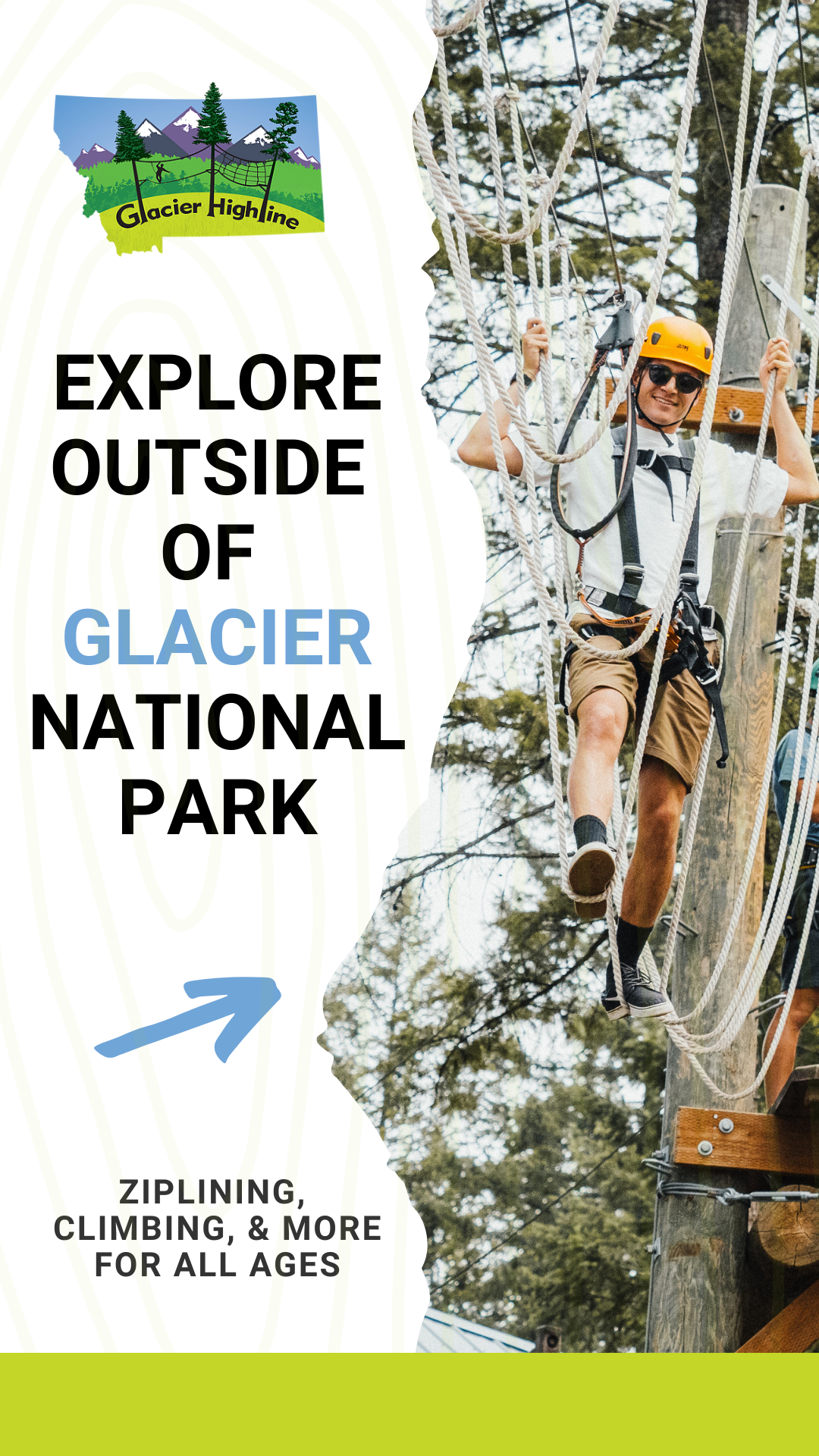 Glacier Highline Facebook ad from May 26, 2026