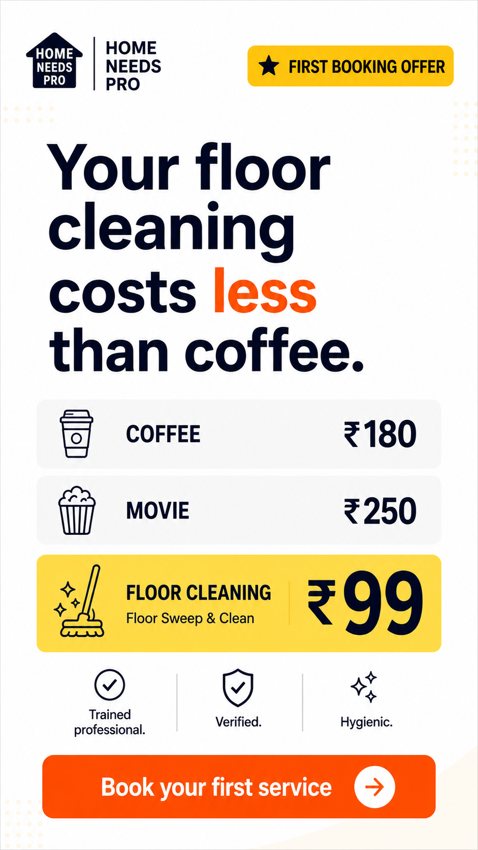 Homeneedspro Facebook ad