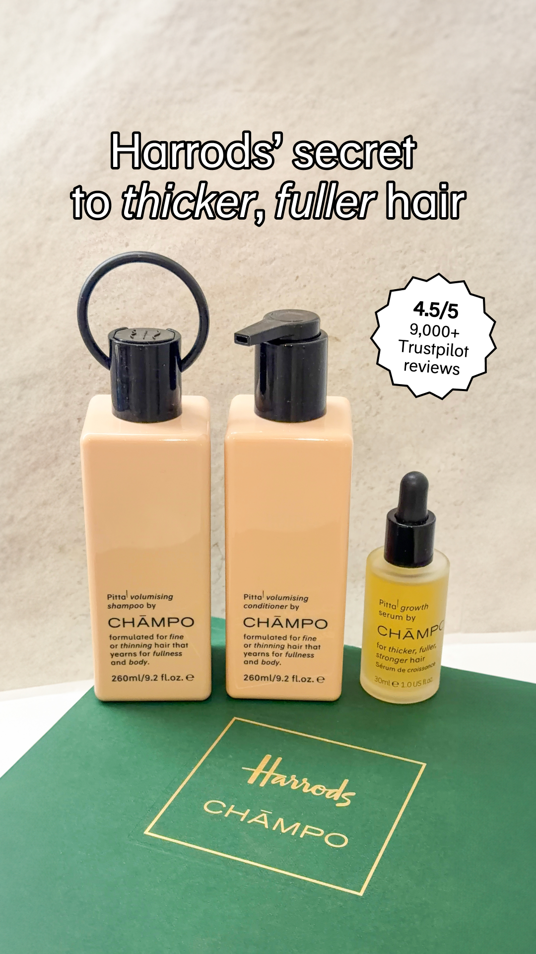 Chāmpo Haircare Facebook ad