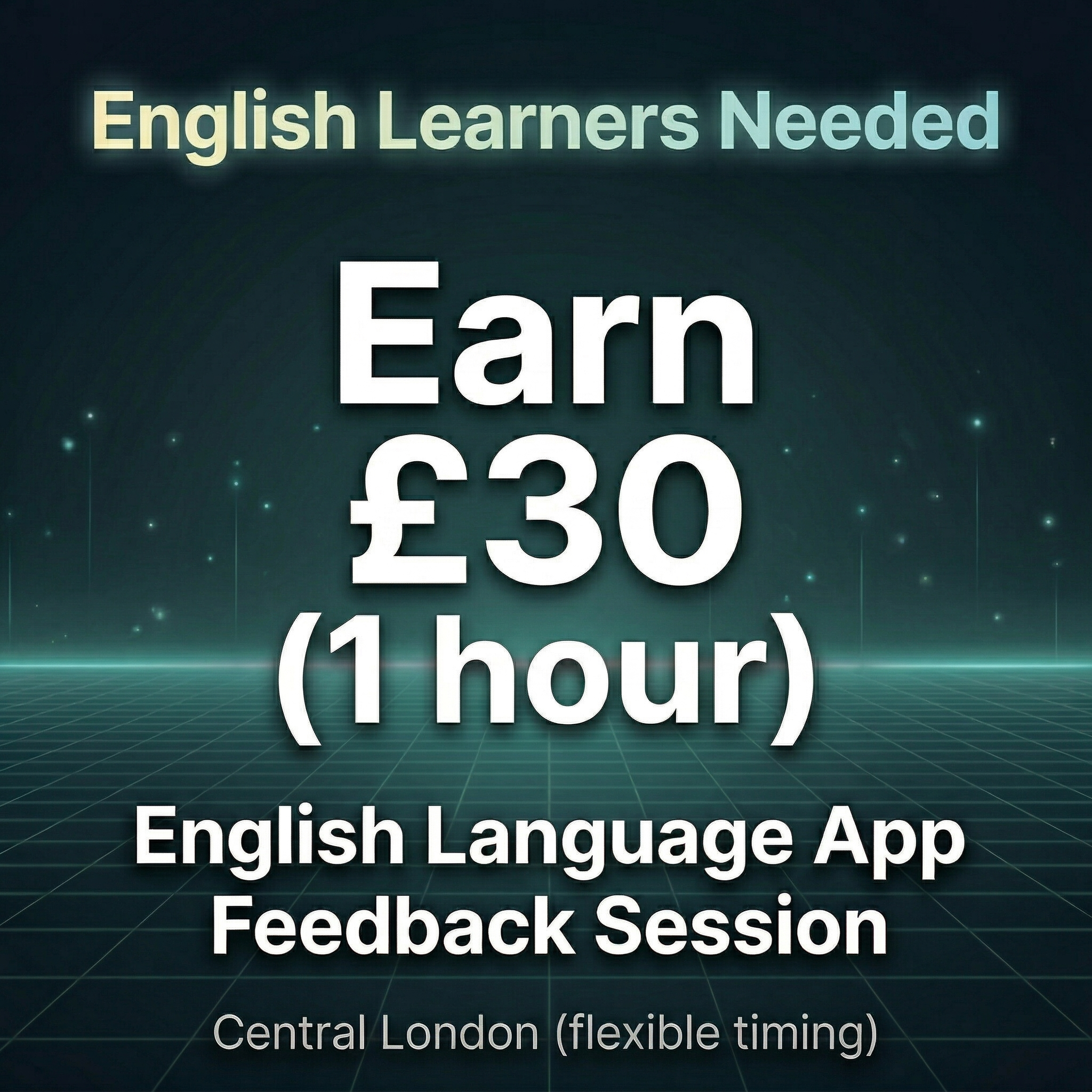 Glite - English Language App Facebook ad: Be the First to Try Glite’s New English App