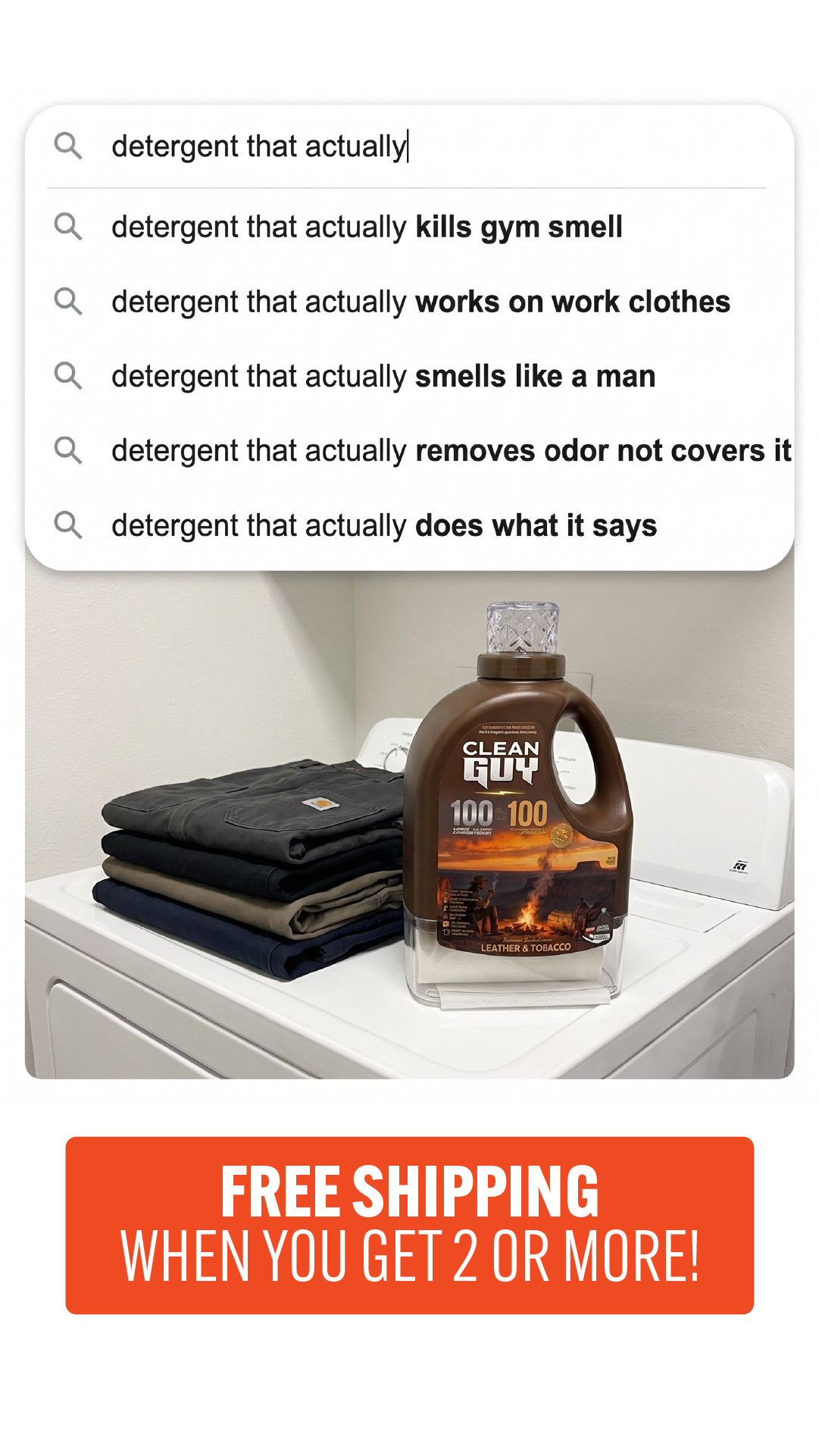 Clean Guy Facebook ad