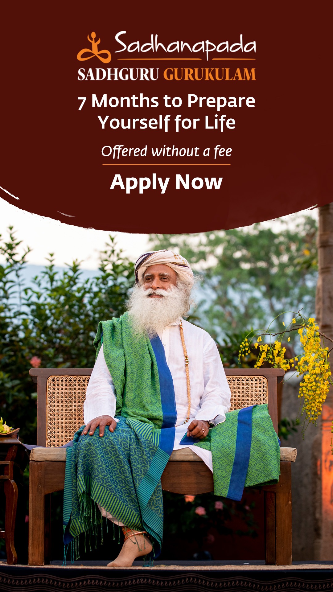 Isha Foundation Facebook ad