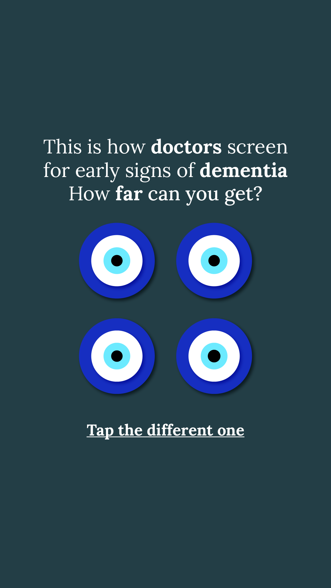 Brain Health Check Facebook ad