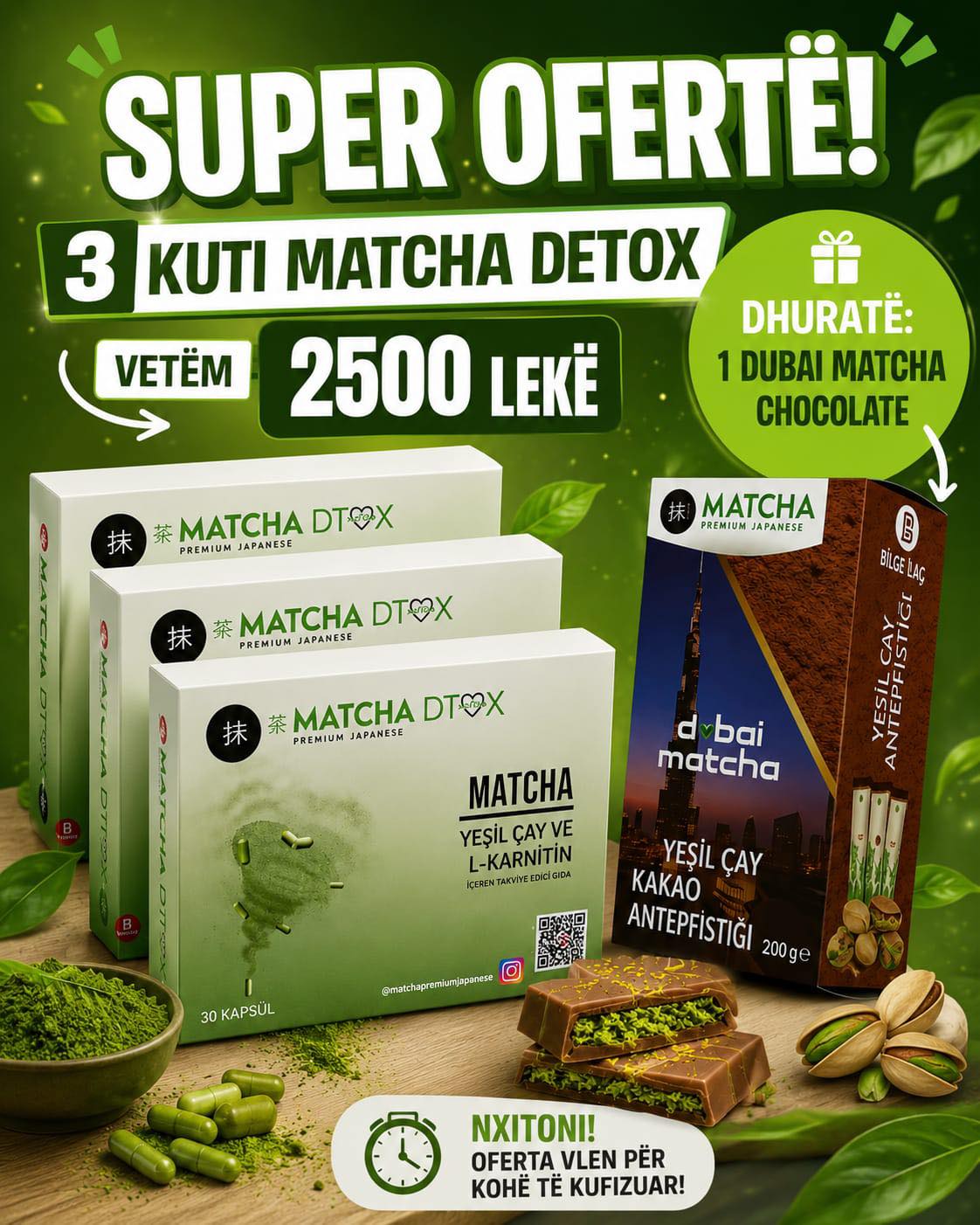 Matcha Premium Japanese Facebook ad: SUPER OFERTË!