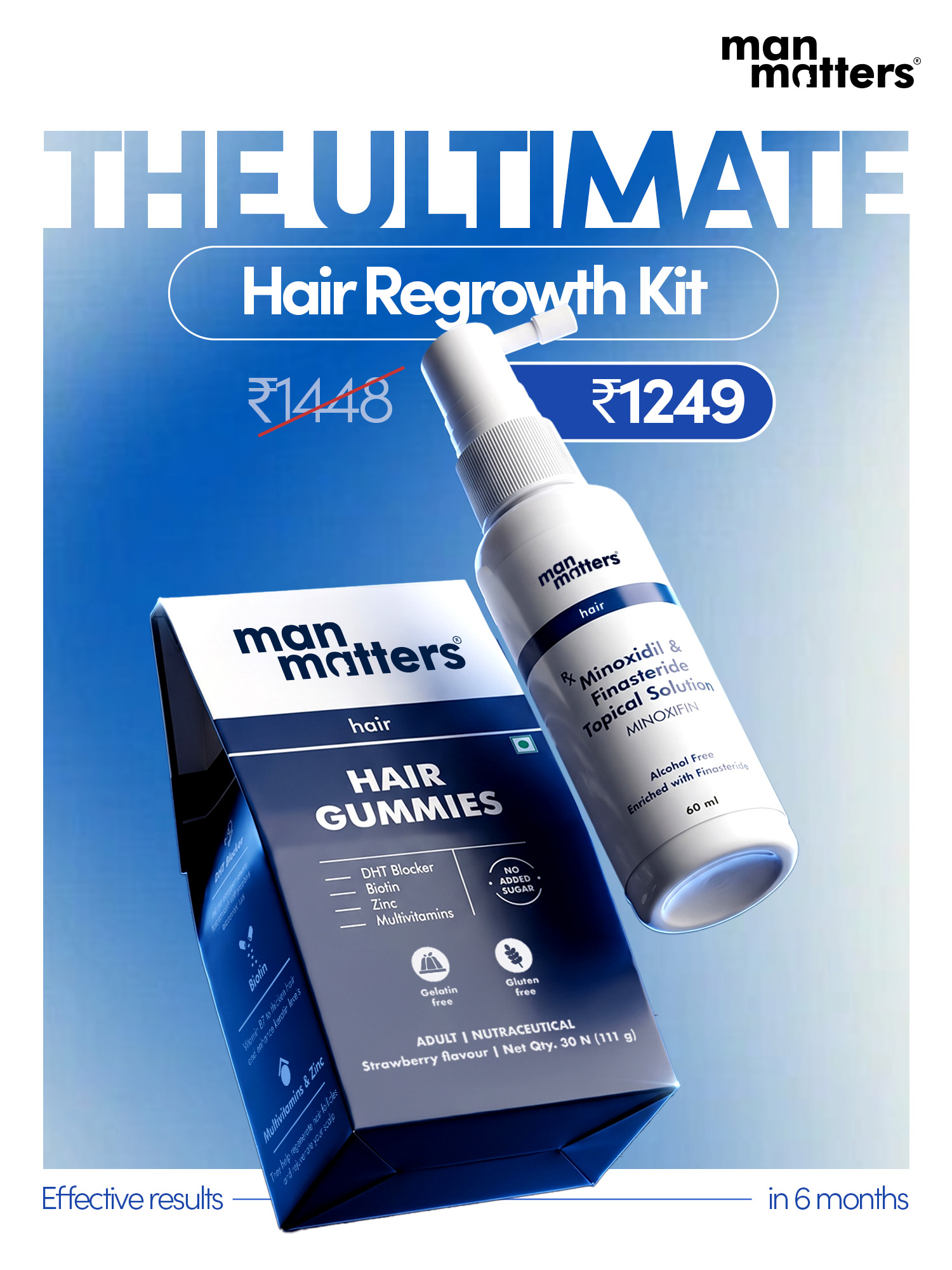 Hair Matters by Man Matters Facebook ad