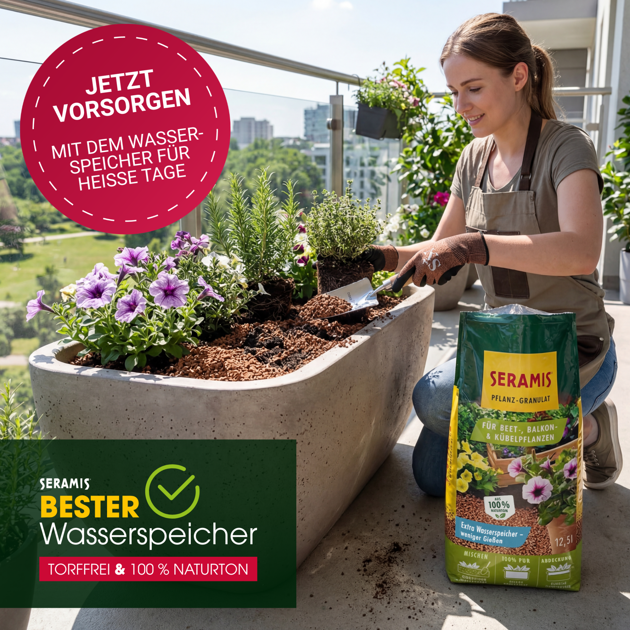 SERAMIS Facebook ad: Sorge jetzt vor: Hol dir den besten Wasserspeicher…