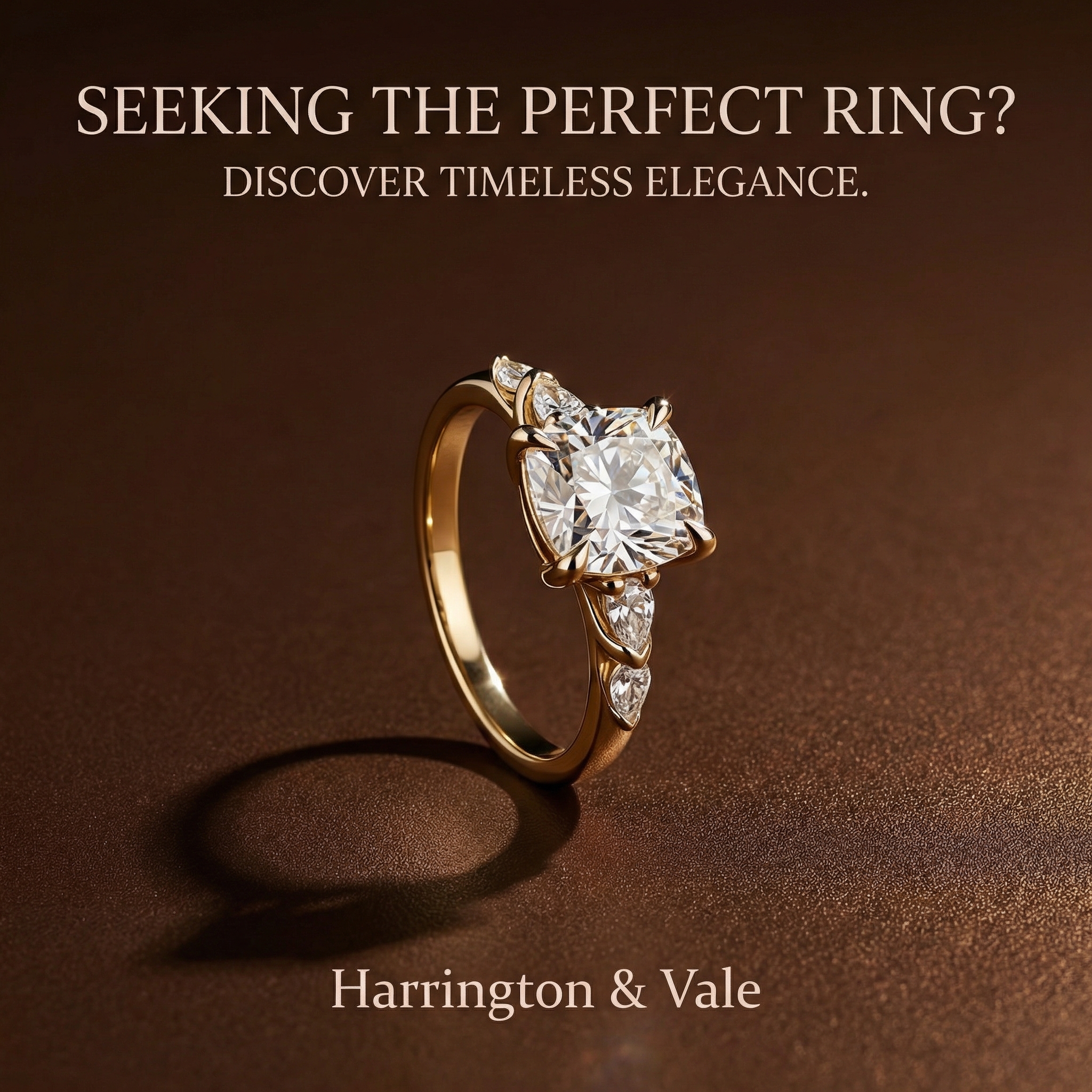 Harrington & Vale Facebook ad: Limited Edition Engagement Rings