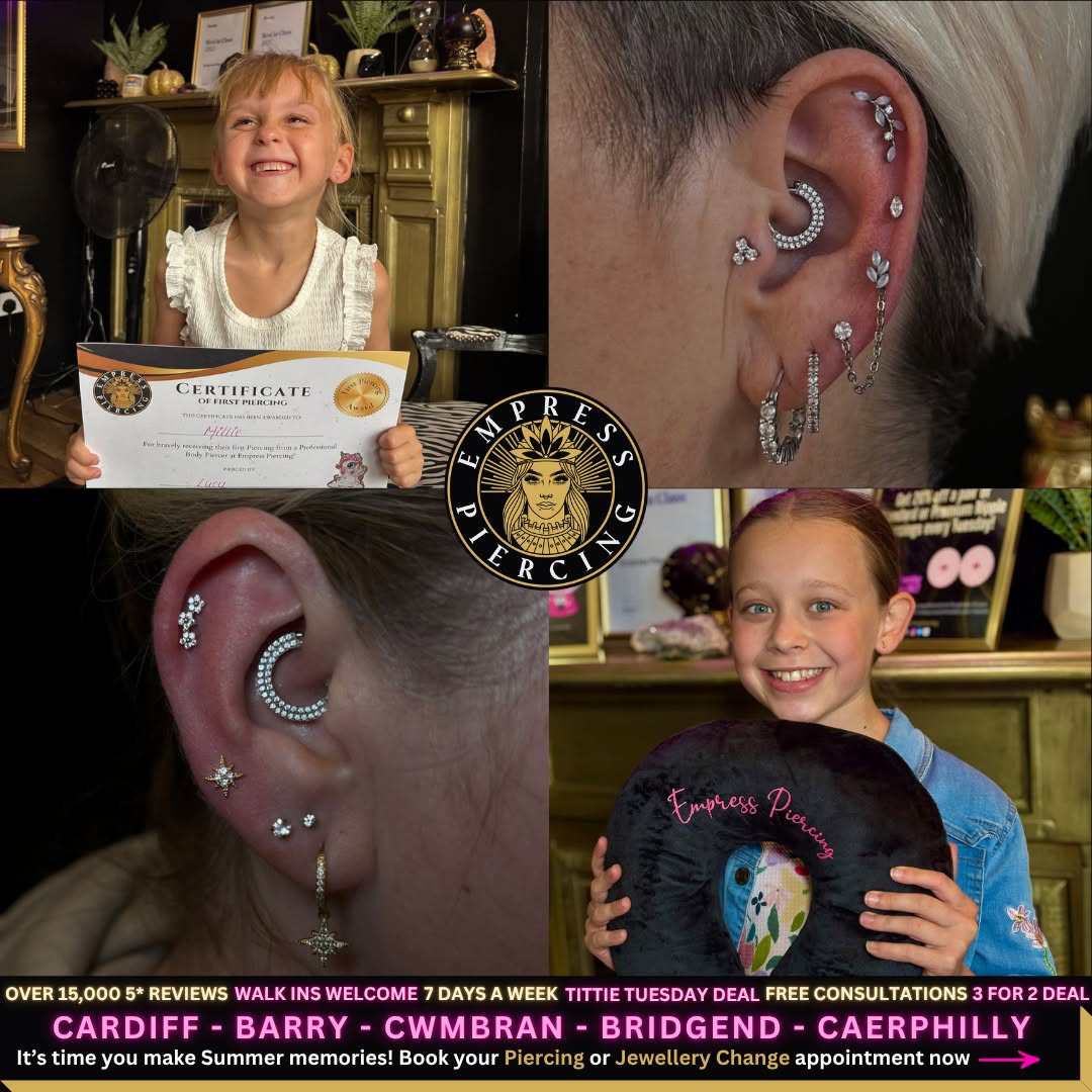 Empress Piercing Facebook ad: Summer Holidays magic!