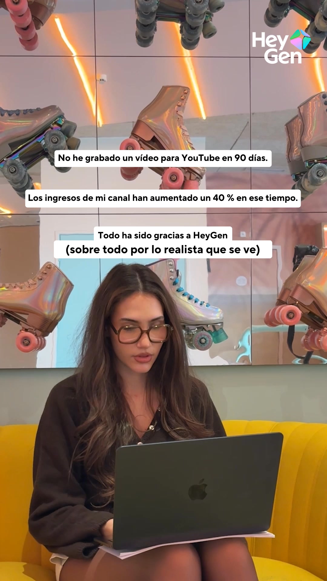 HeyGen Facebook ad: HeyGen Generador IA
