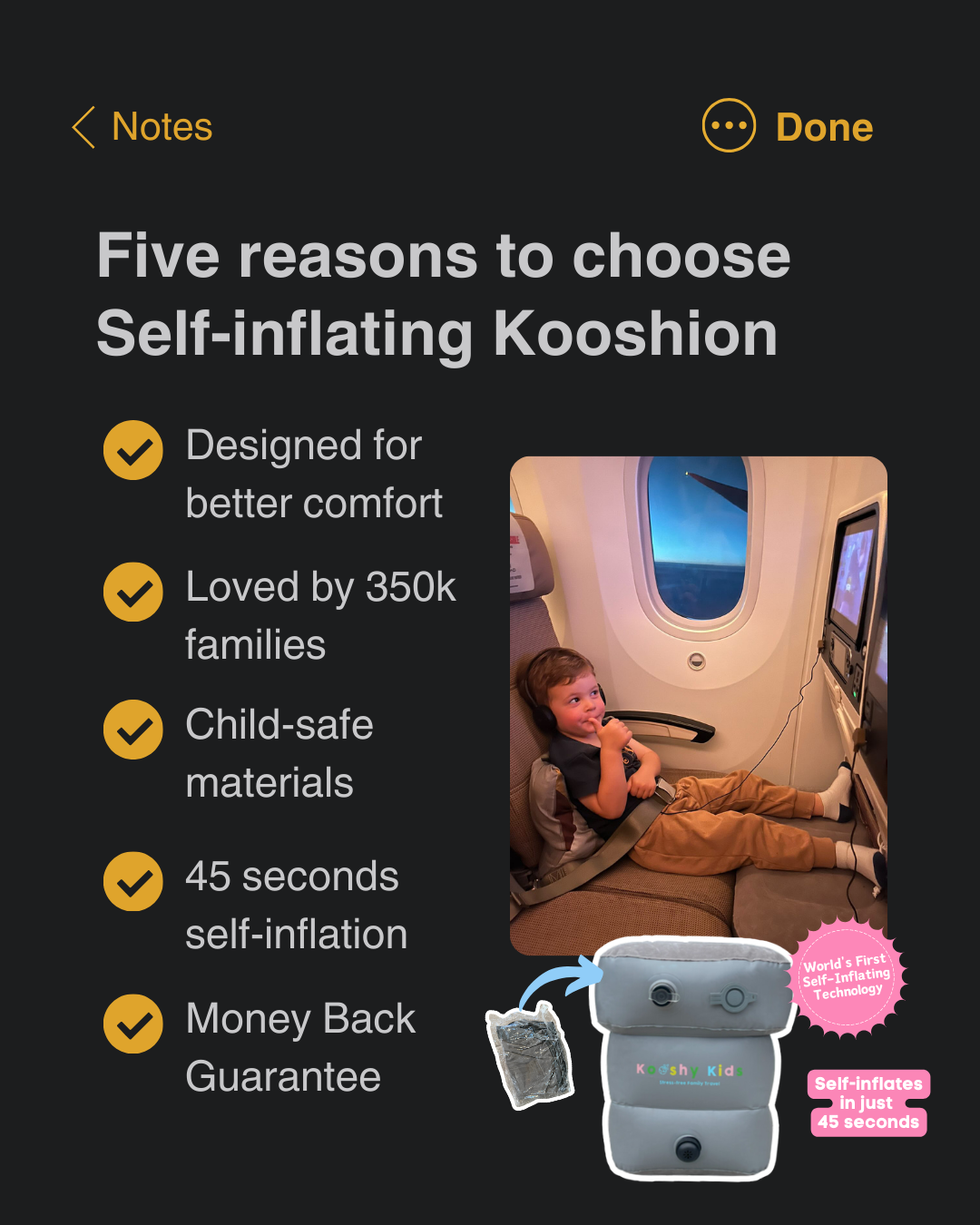 Kooshy Kids Facebook ad