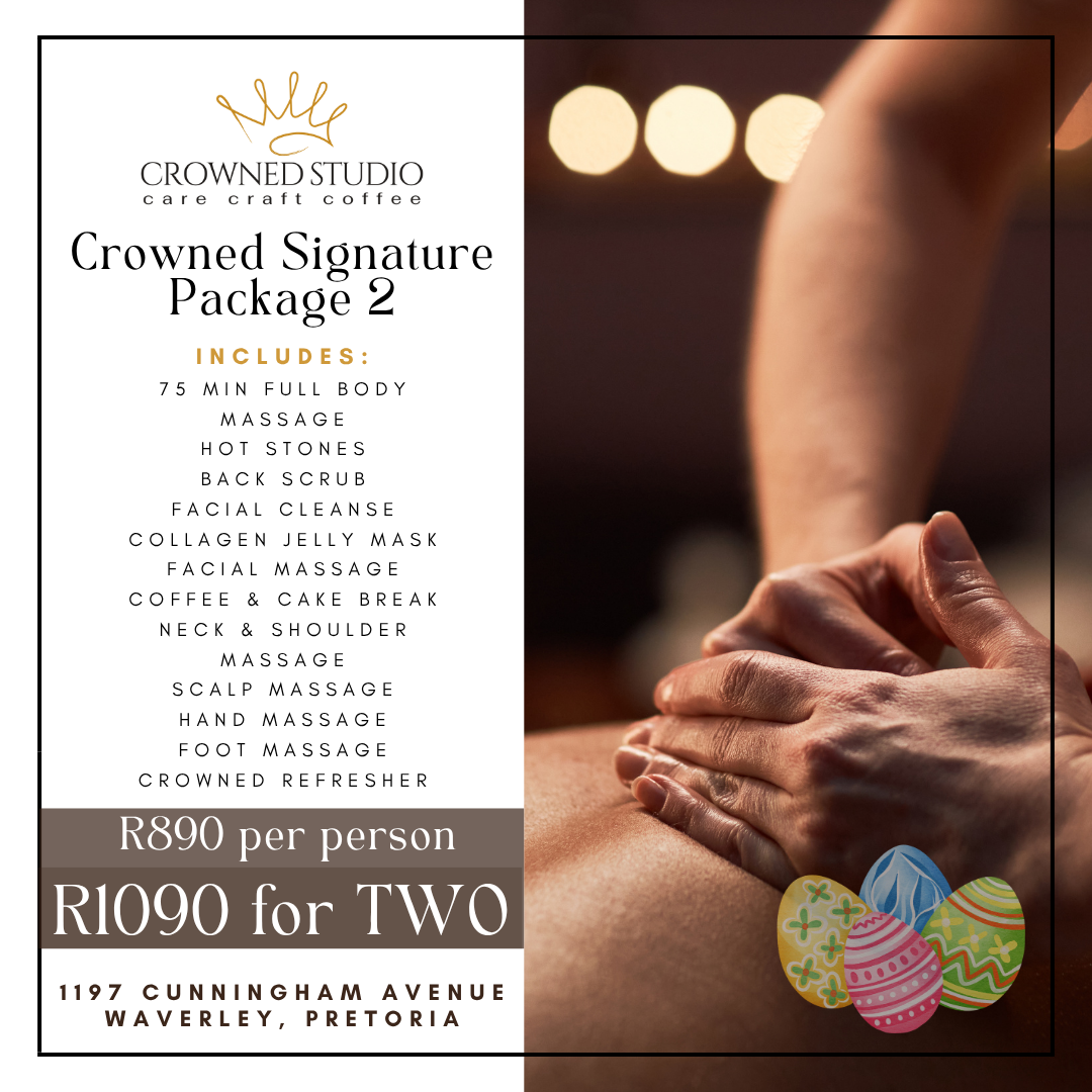 Crowned Salon & Spa - Pretoria Facebook ad: Easter Ultimate Spa Special