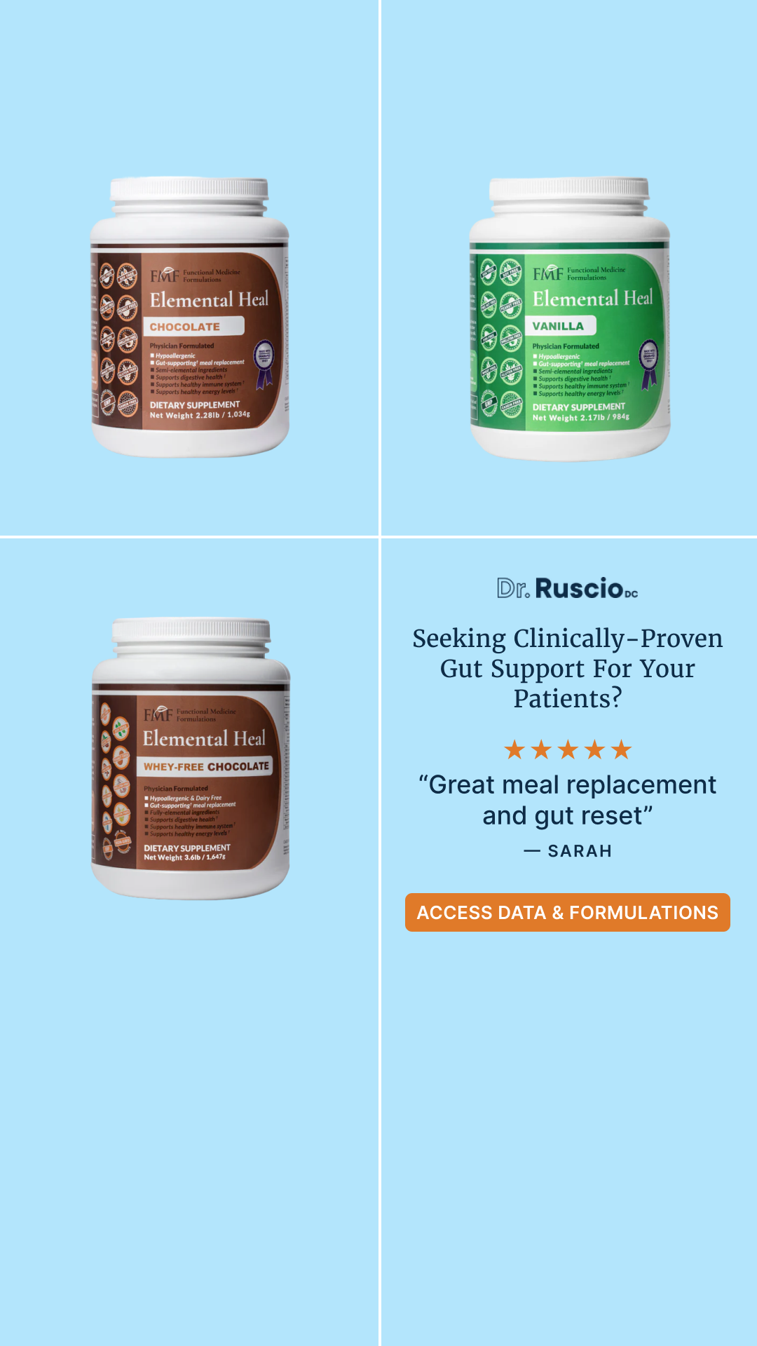 Dr. Michael Ruscio, DC Facebook ad
