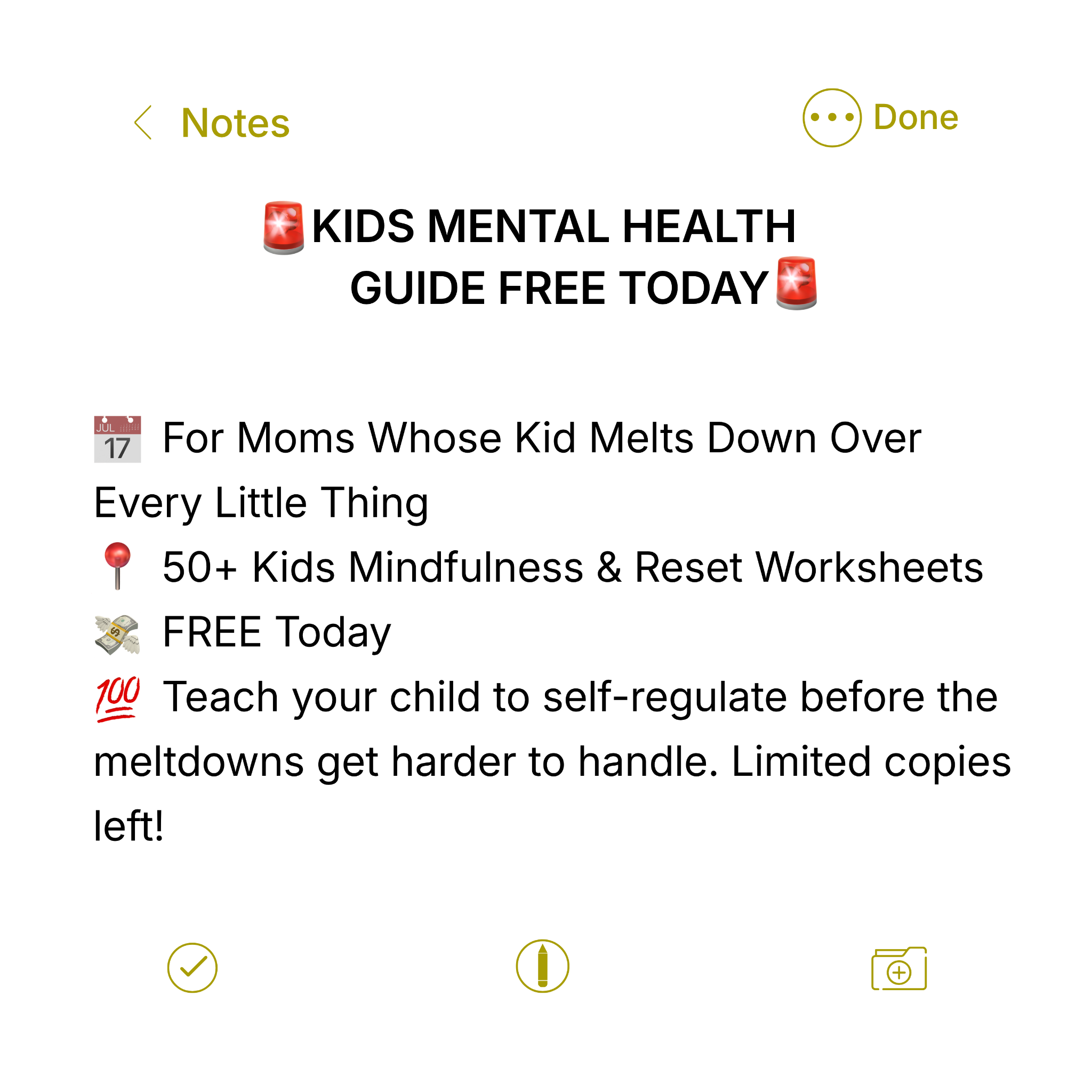 MiniMinds Facebook ad