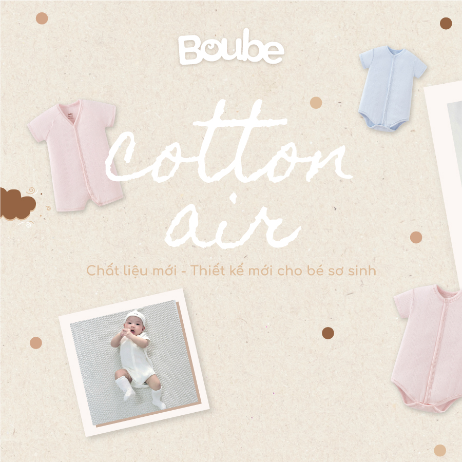 Boube - Newborn & Baby Clothes Facebook ad: 𝐂𝐎𝐓𝐓𝐎𝐍 𝐀𝐈𝐑