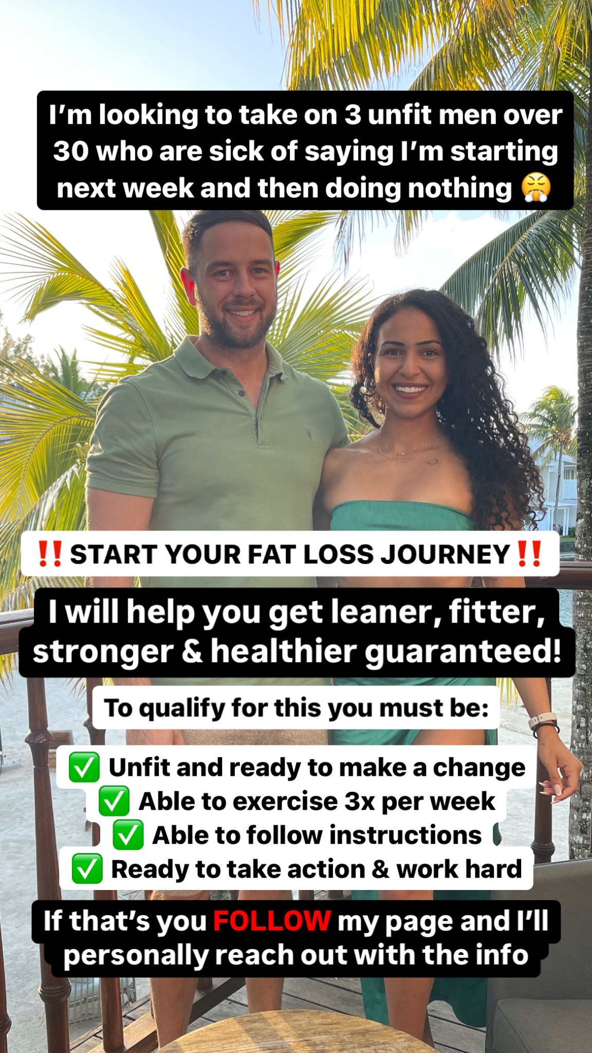 Adam - Lean Life Coaching Facebook ad