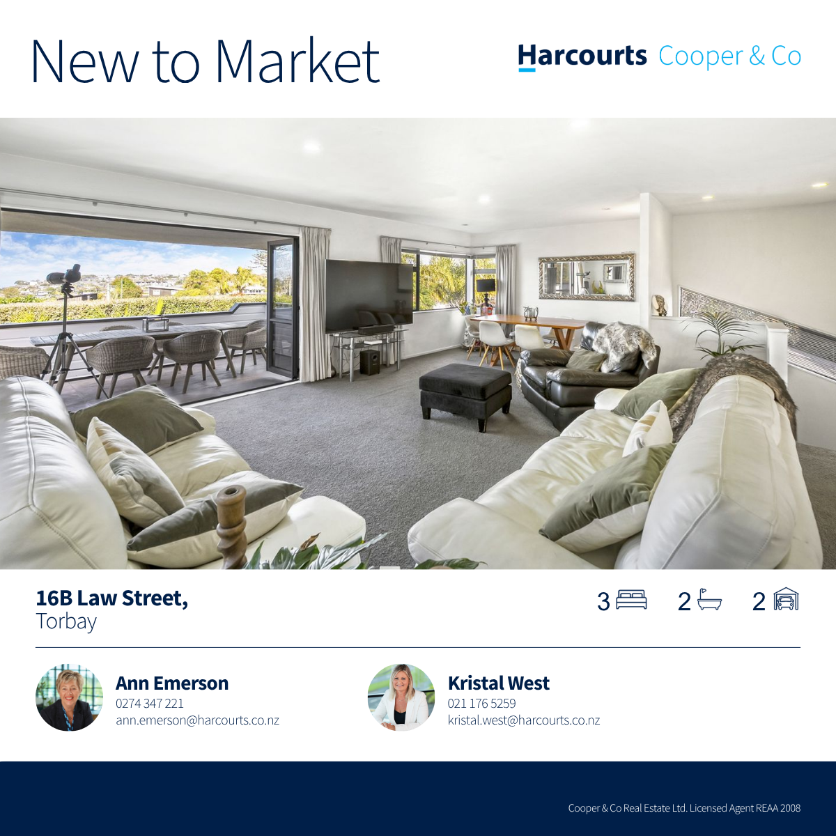 Harcourts Cooper & Co Real Estate Facebook ad
